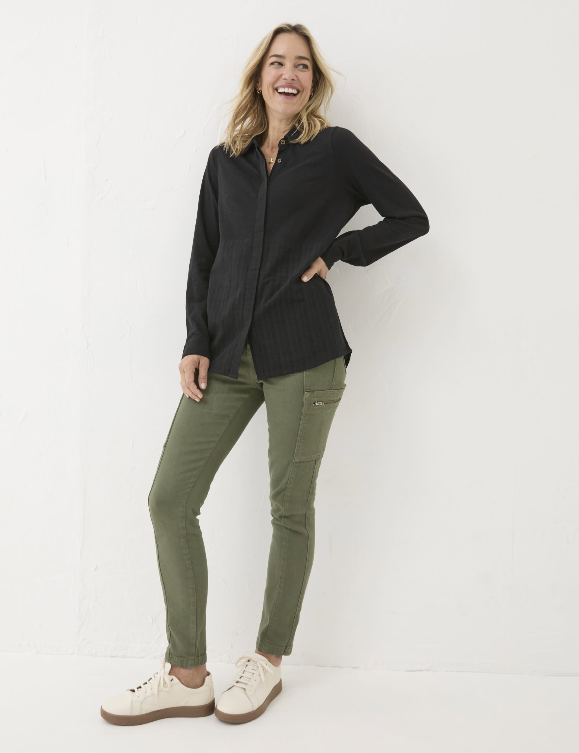 Fatface Women's Pure Cotton Collared Shirt