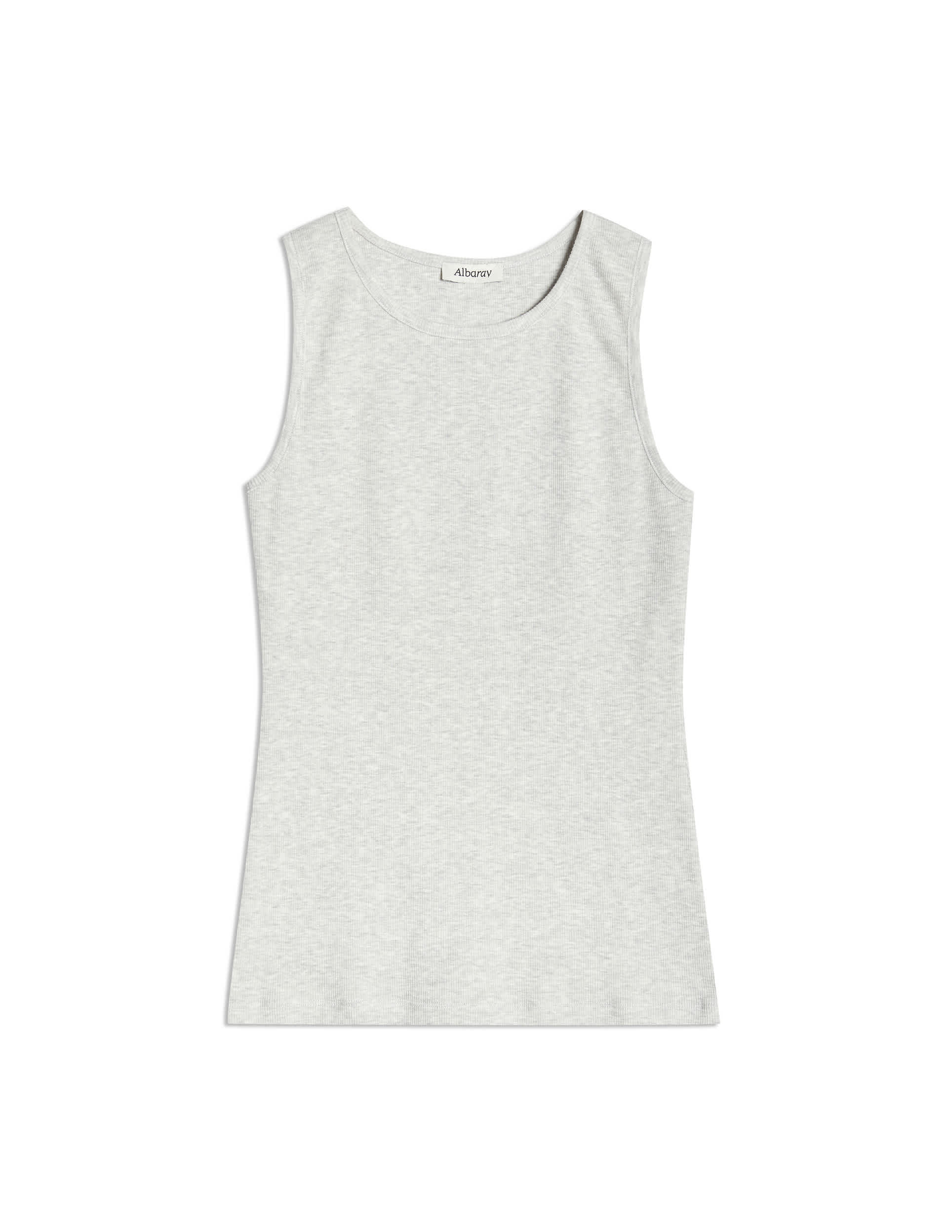 Albaray Women's Cotton Rich Vest - 18 - Grey, Grey