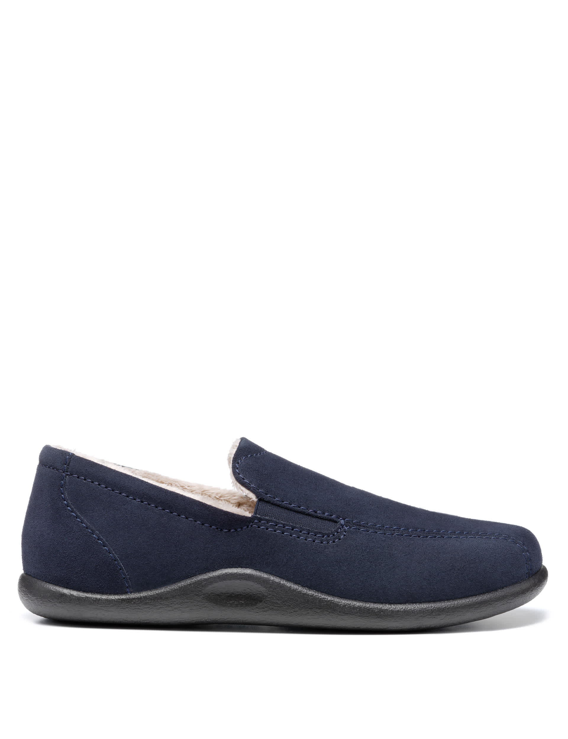 Hotter Men's Leather Slippers