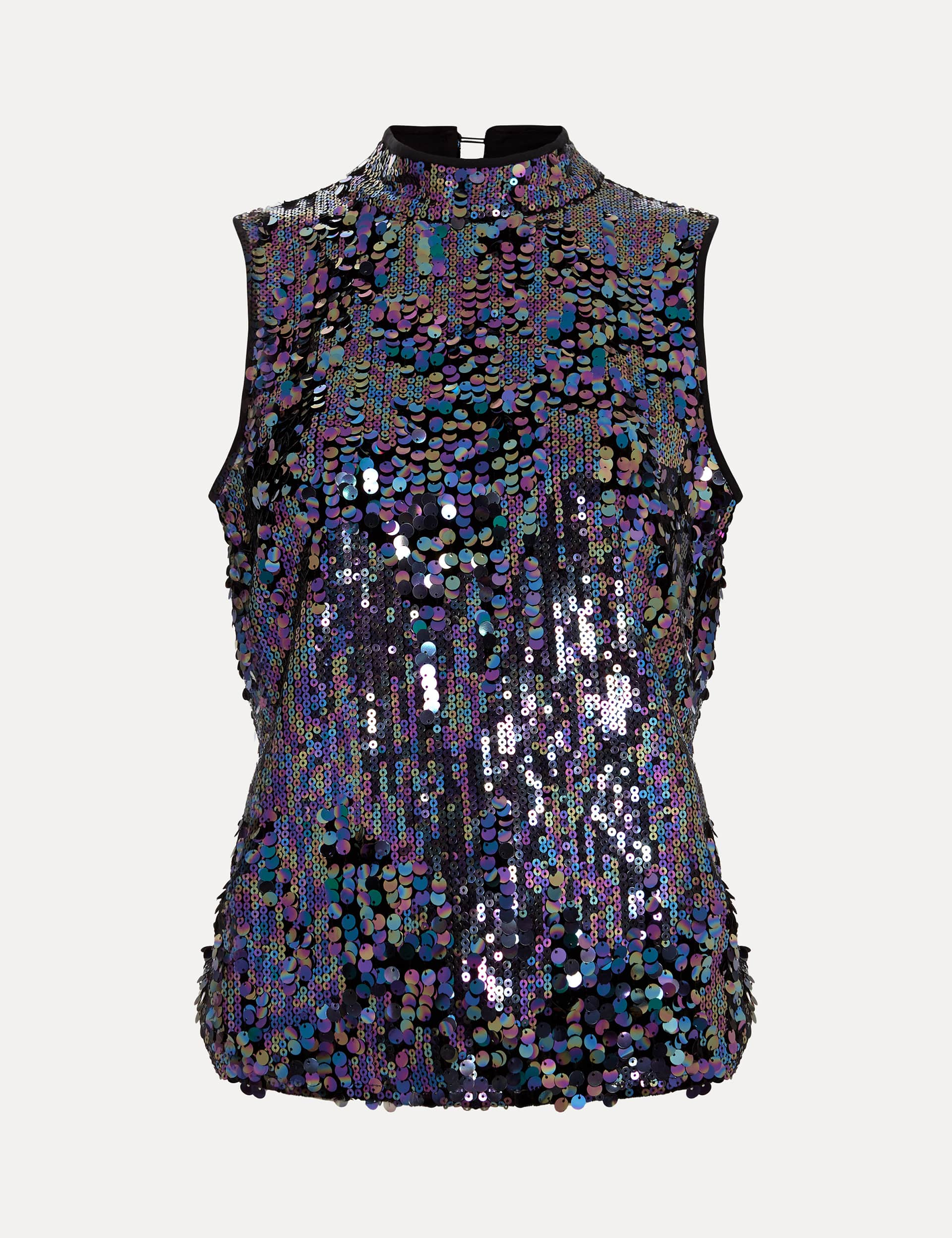 Phase Eight Women's Sequin Top - 16 - Purple, Purple