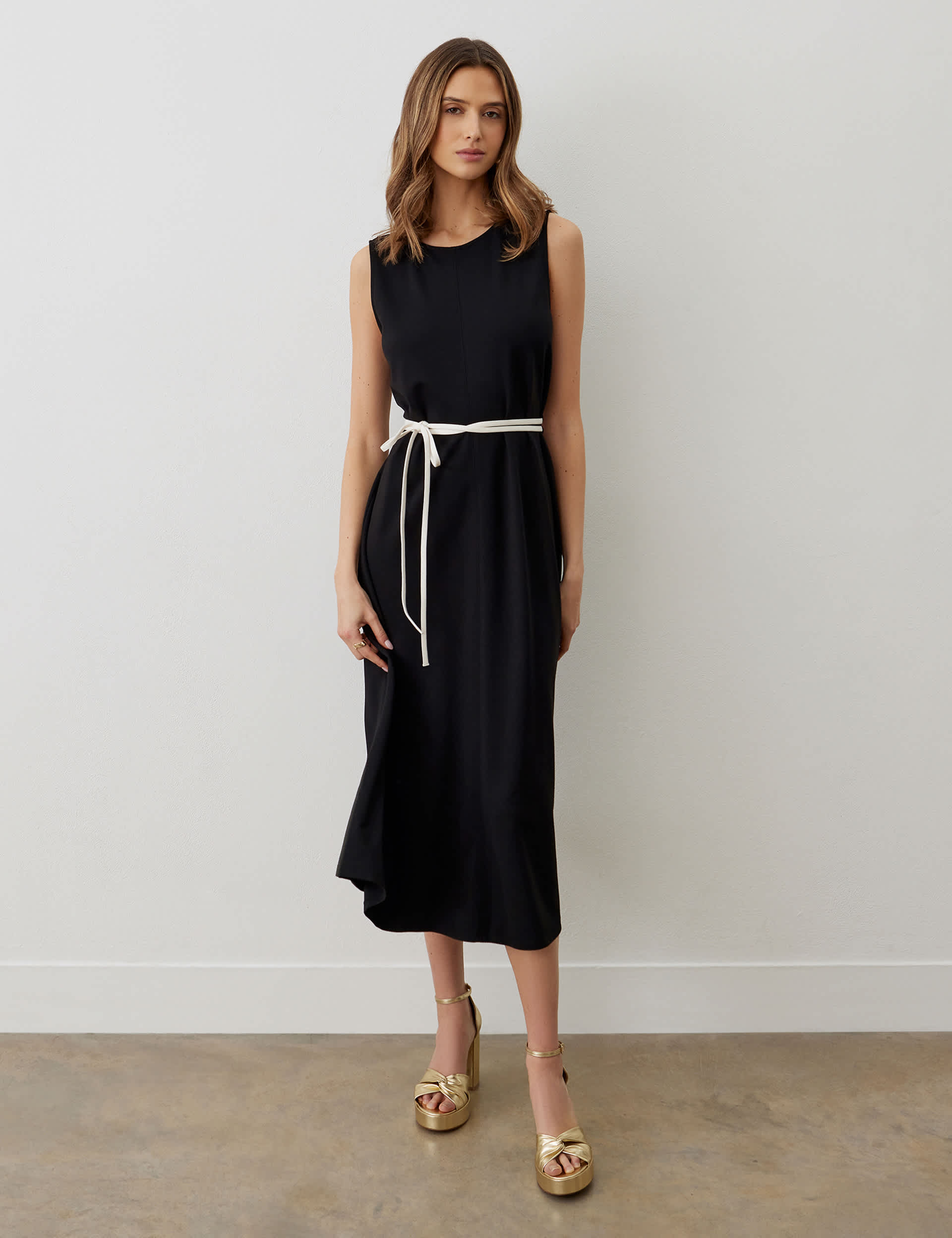 Finery London Women's Tie Detail Midaxi Shift Dress