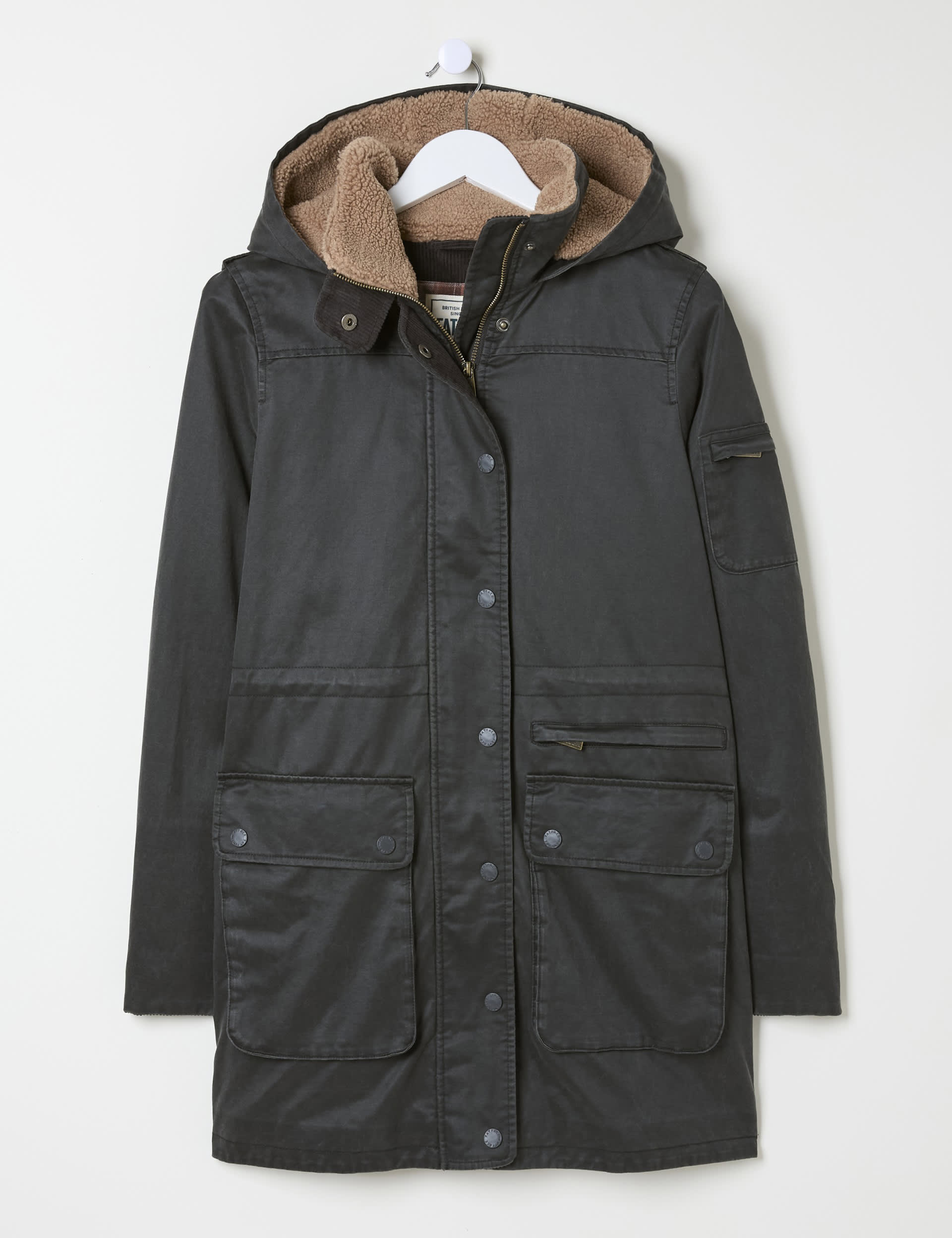 Fatface Women's Cotton Rich Longline Utility Coat