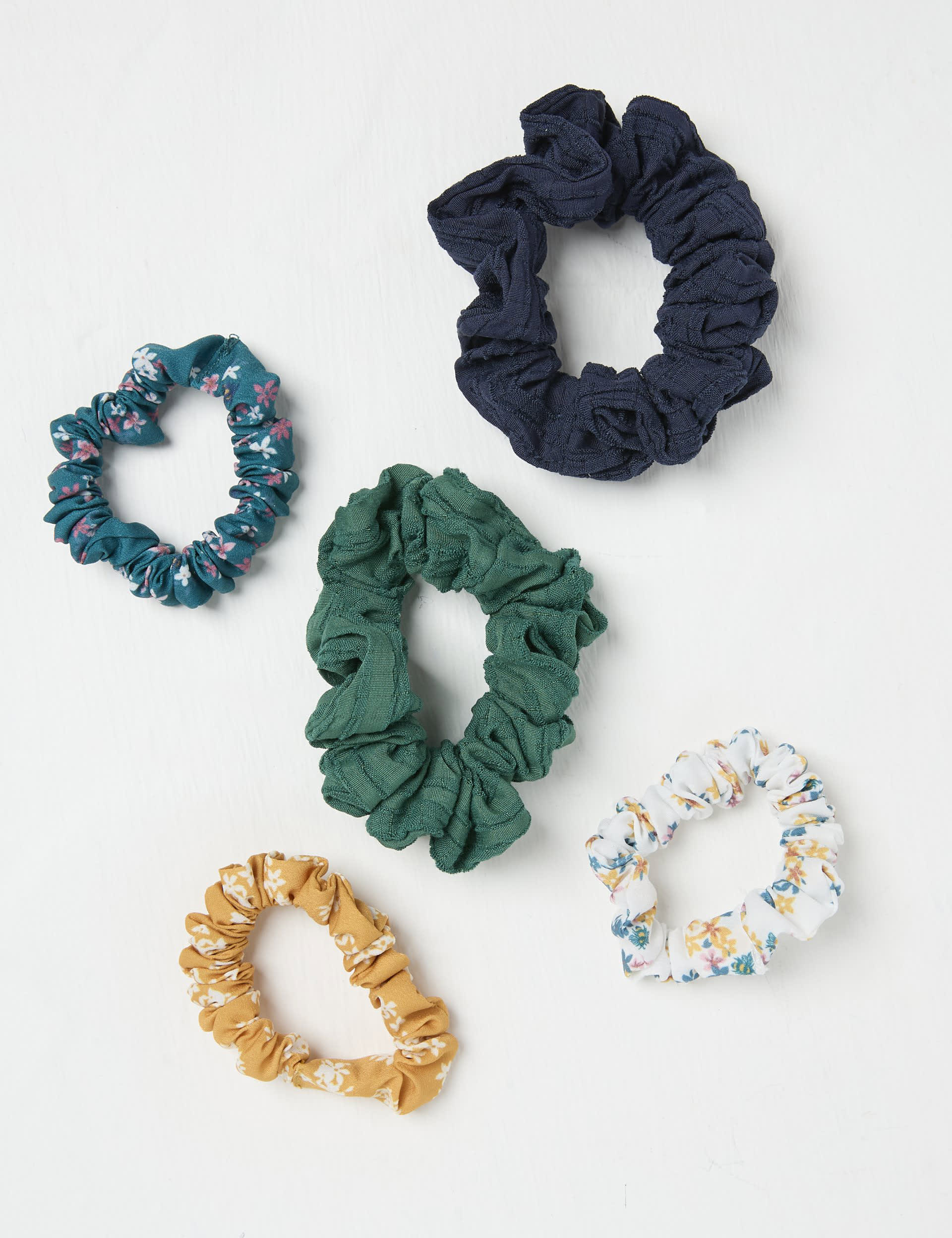 Fatface Women's 5 Pack Scrunchies - Multi, Multi