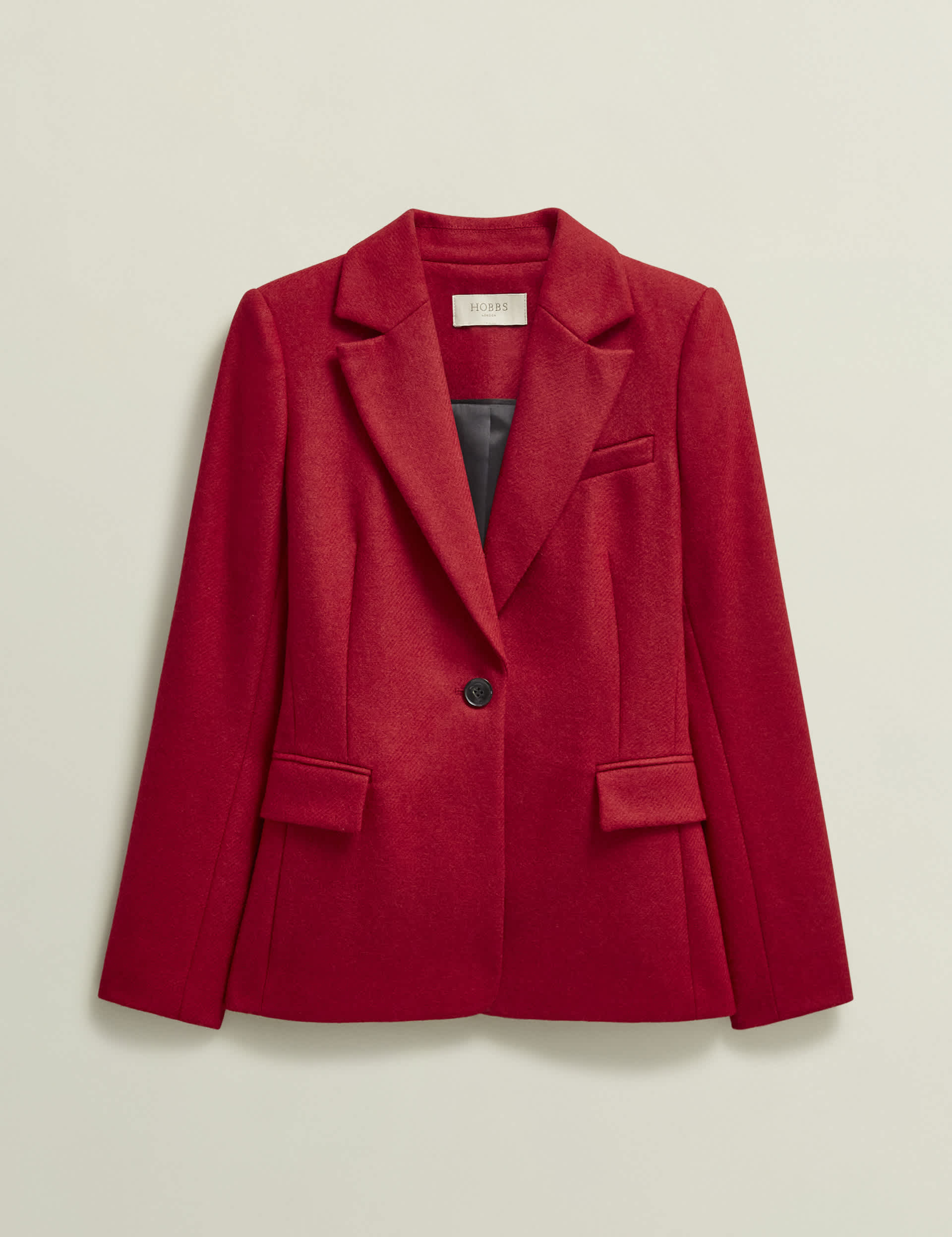 Hobbs Women's Pure Wool Blazer - 20 - Red, Red