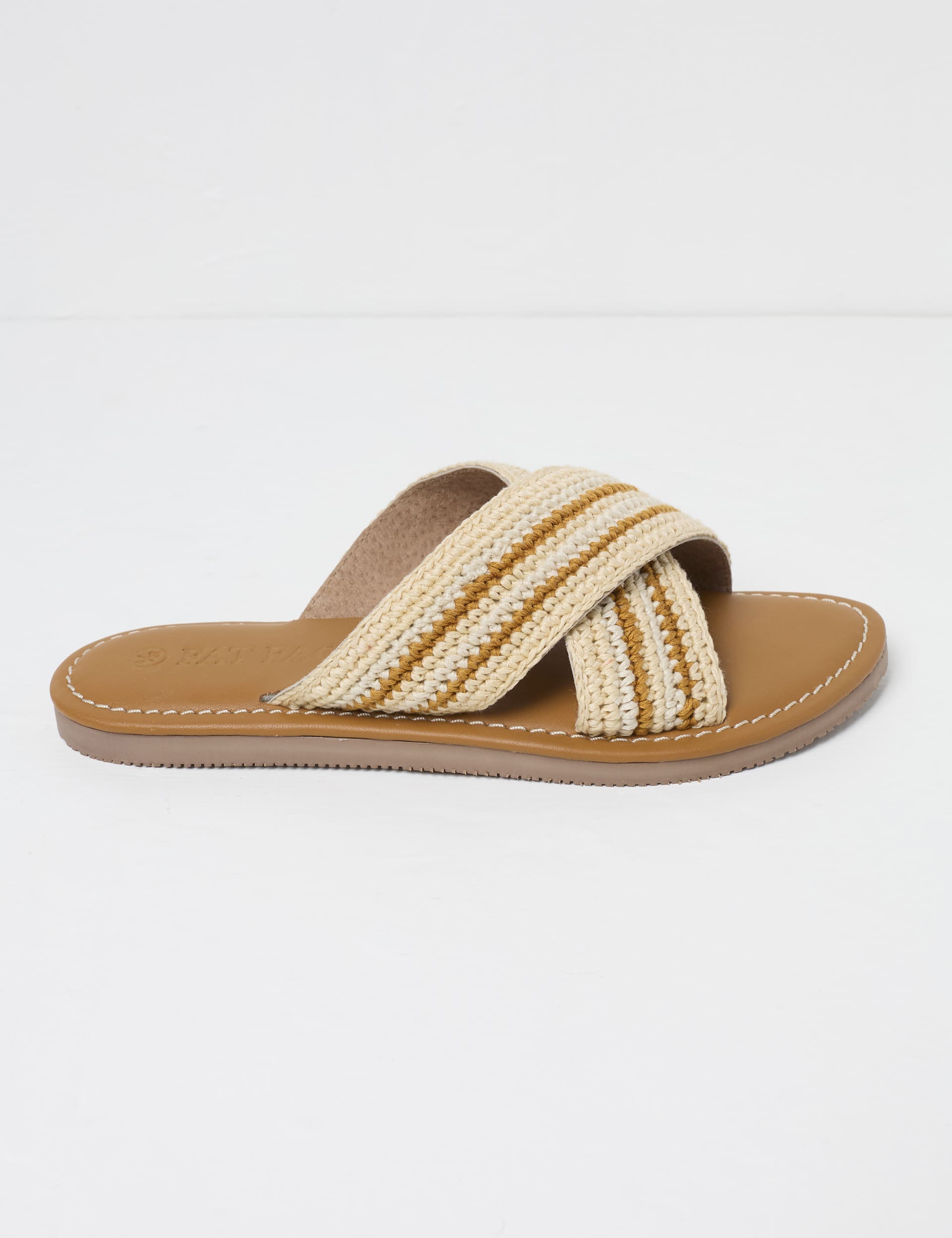 Fatface Women's Woven Crossover Sliders