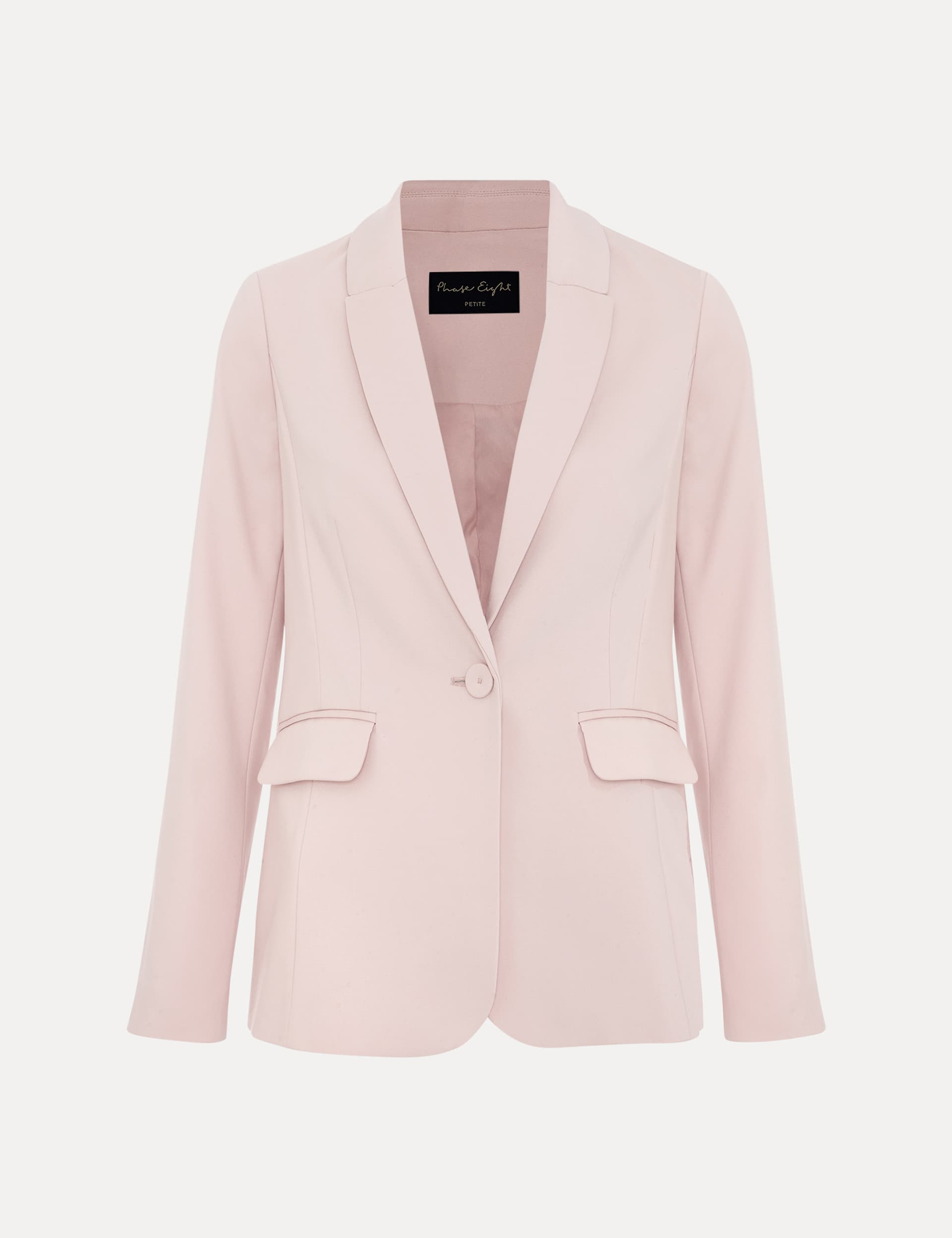 Phase Eight Women's Cotton Blend Single Breasted Blazer - 16PET - Pink, Pink