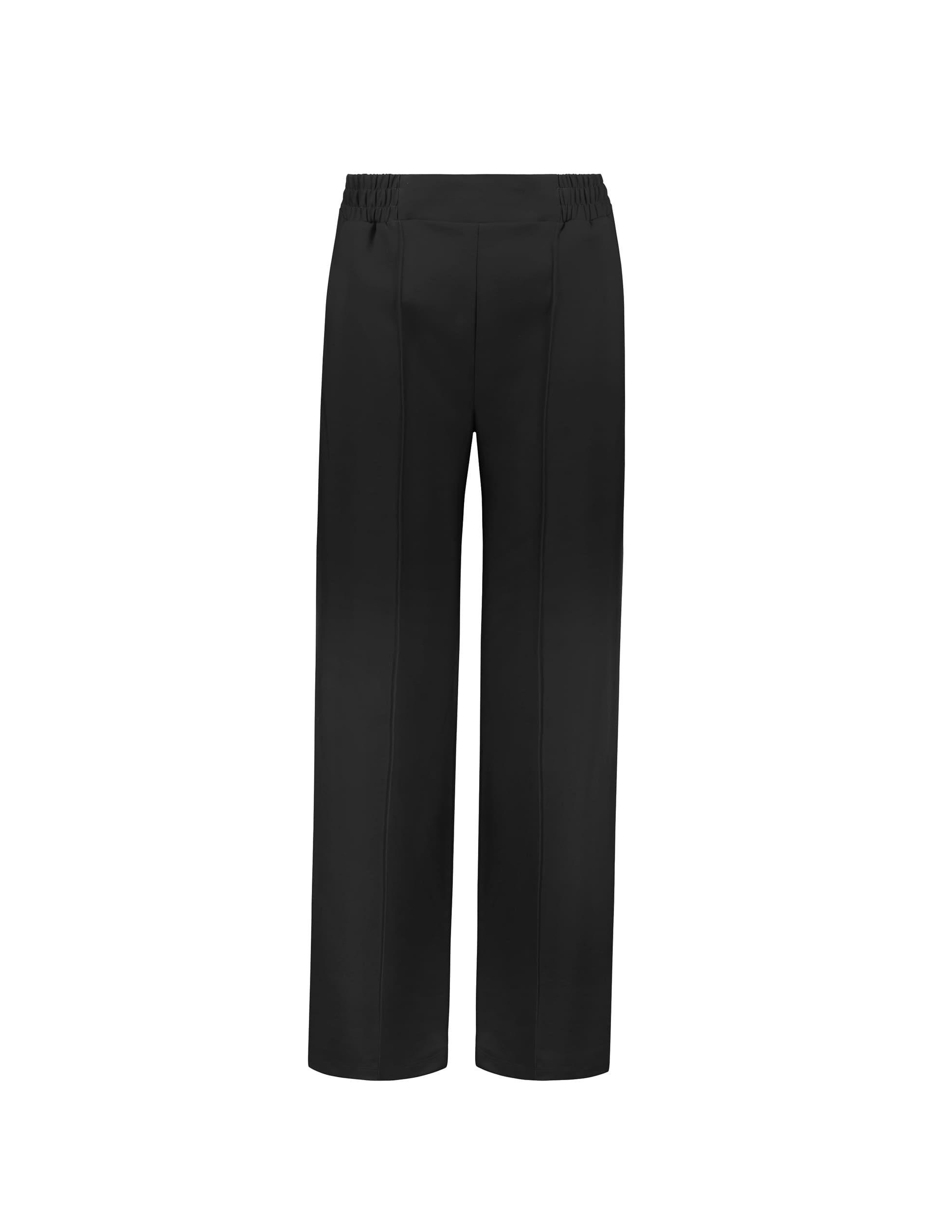 Baukjen Women's Seam Detail Wide Leg Trousers - 12 - Black, Black