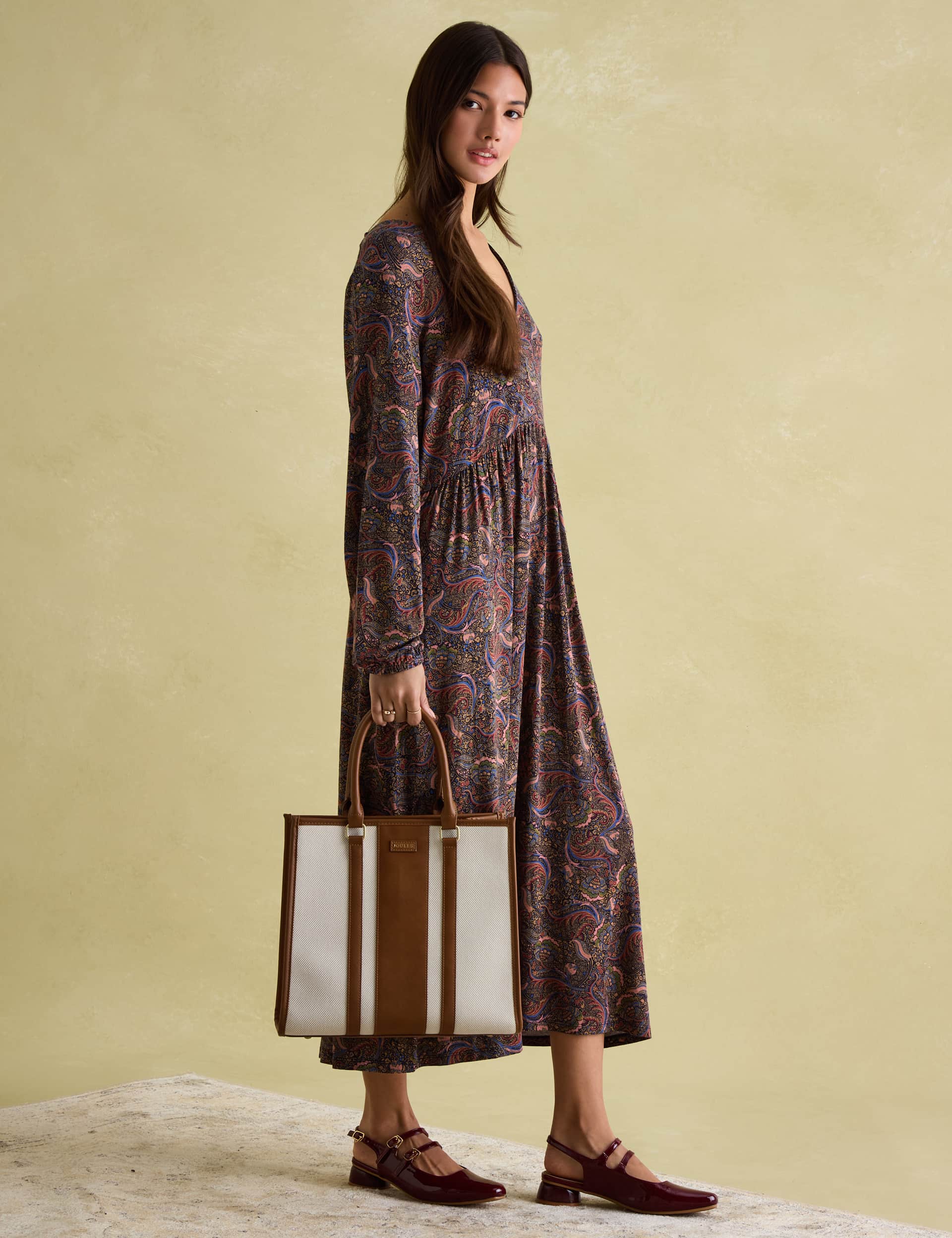 Joules Women's Canvas Top Handle Tote Bag