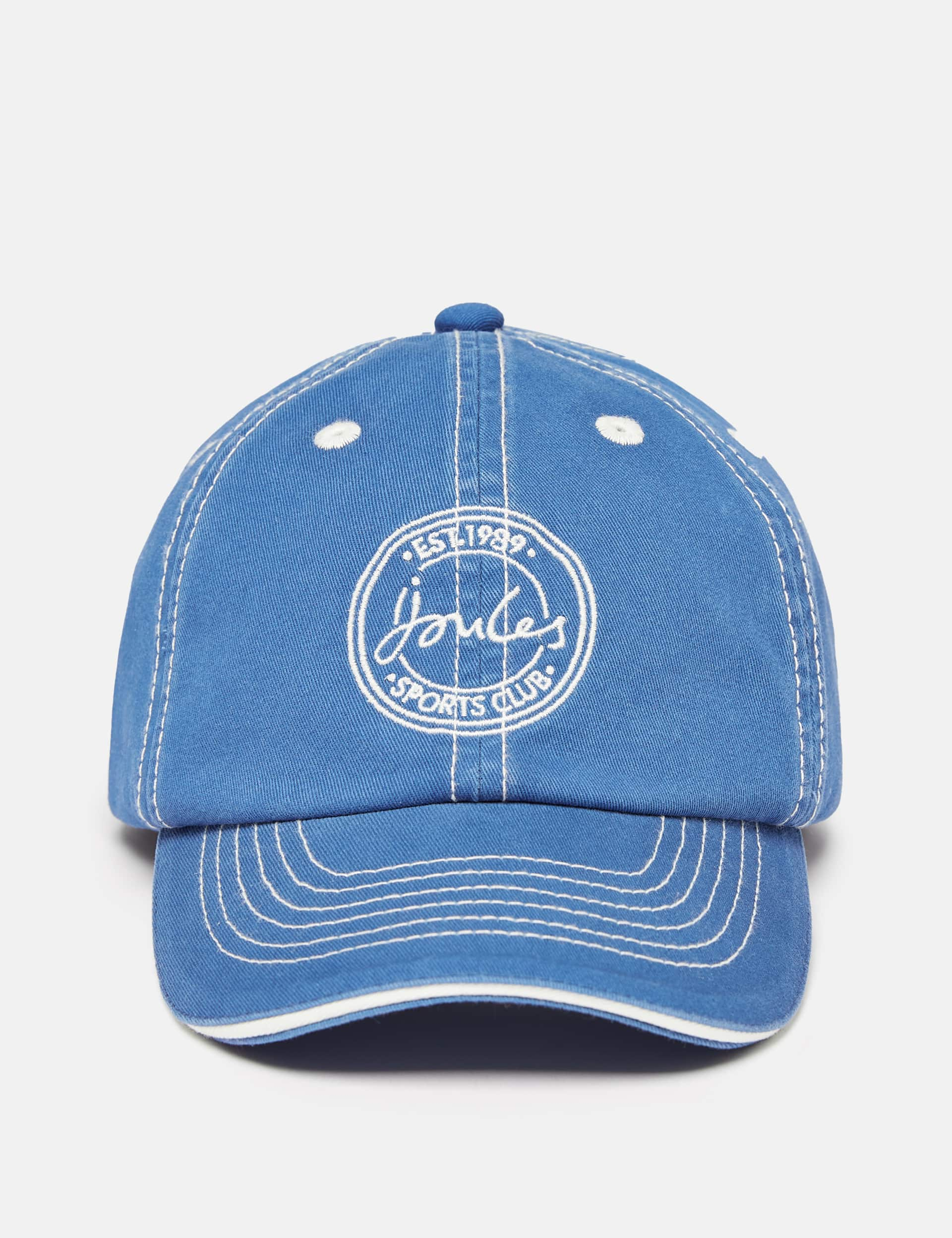 Joules Boys Pure Cotton Baseball Cap (3-12 Yrs) - 3-7 - Blue, Blue