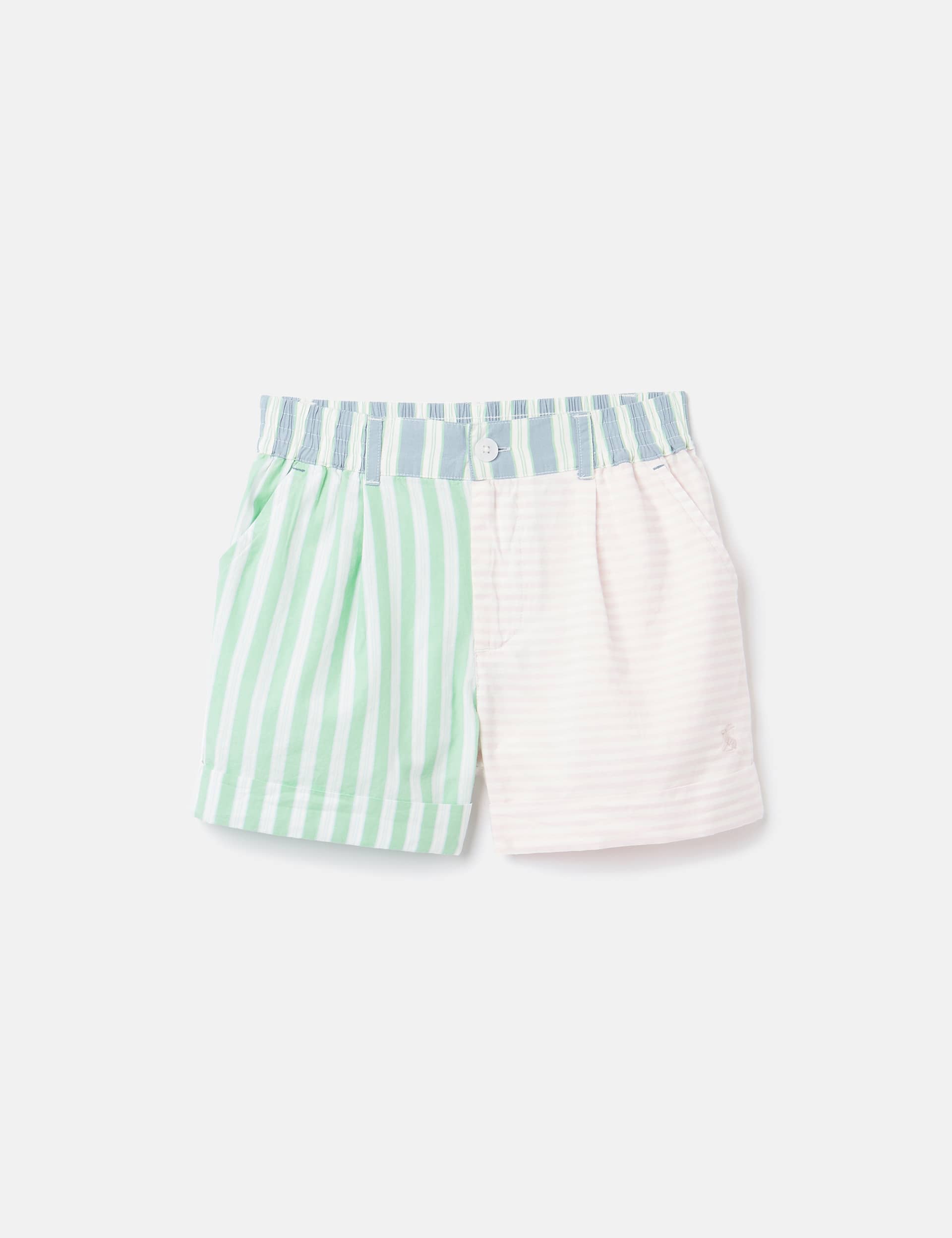 Joules Girls Pure Cotton Striped Shorts (2-12 Yrs) - 9y - Multi, Multi