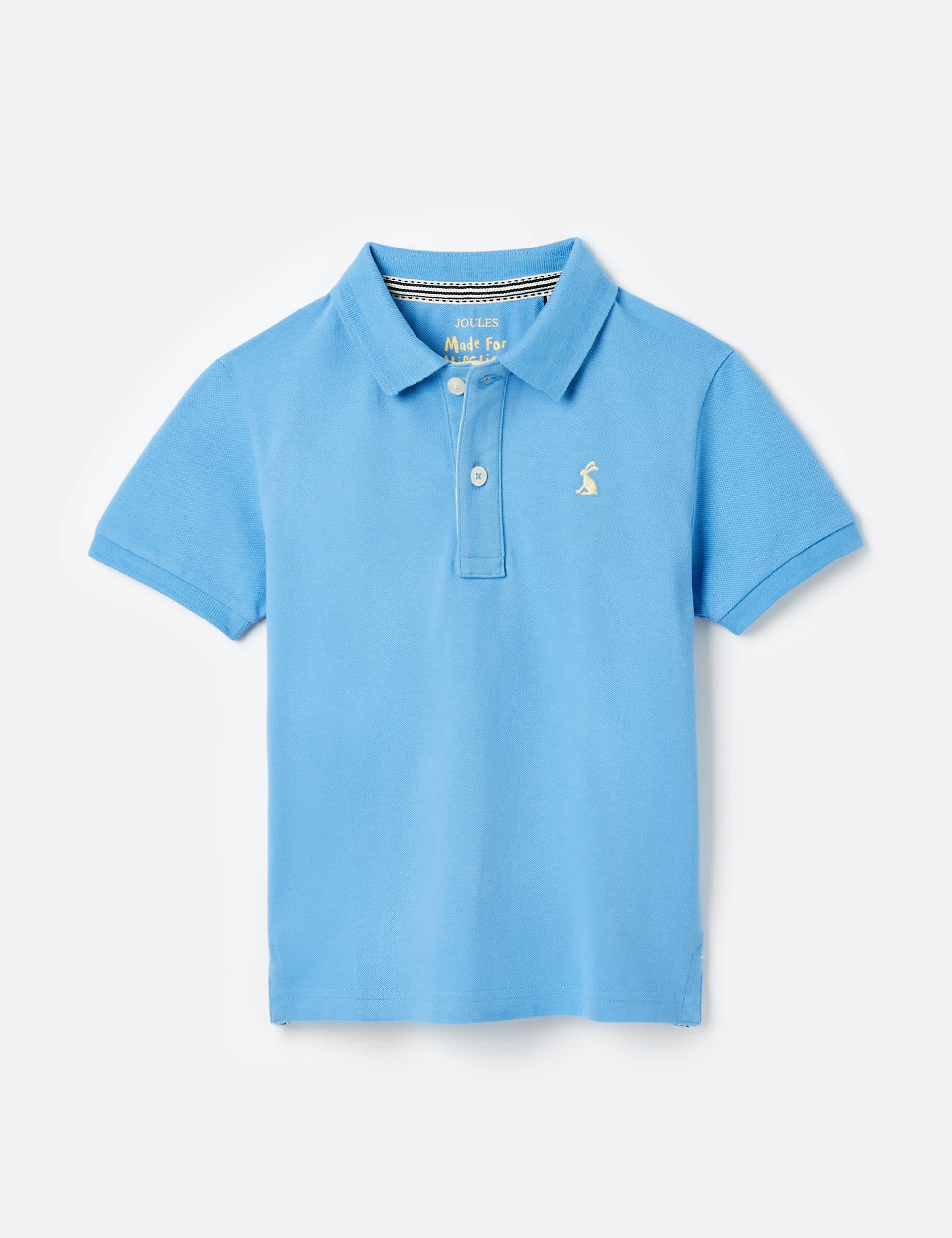 Joules Boys Pure Cotton Polo Shirt (2-12 Yrs) - 4y - Blue, Blue