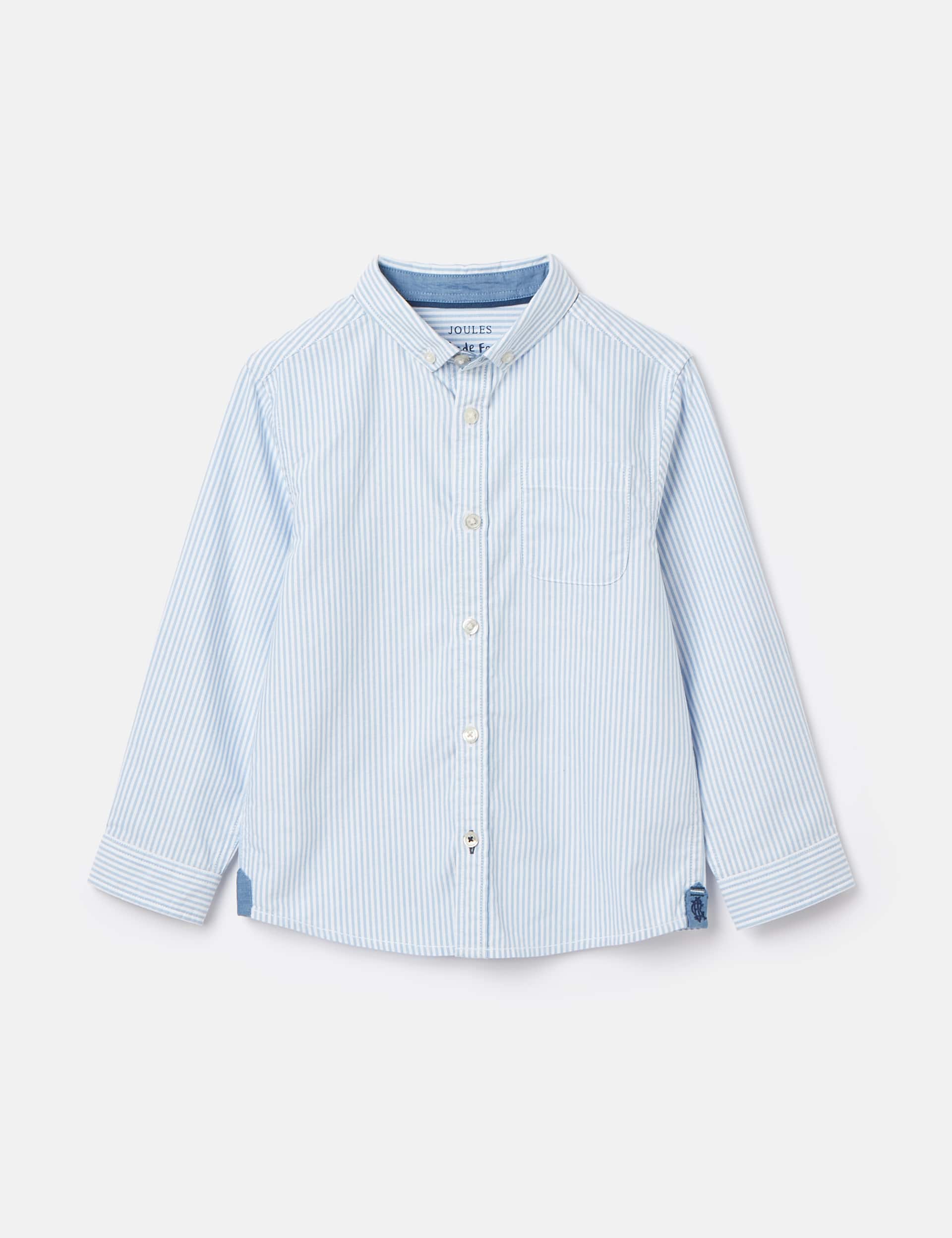 Joules Boys Pure Cotton Striped Oxford Shirt (2-12 Yrs)