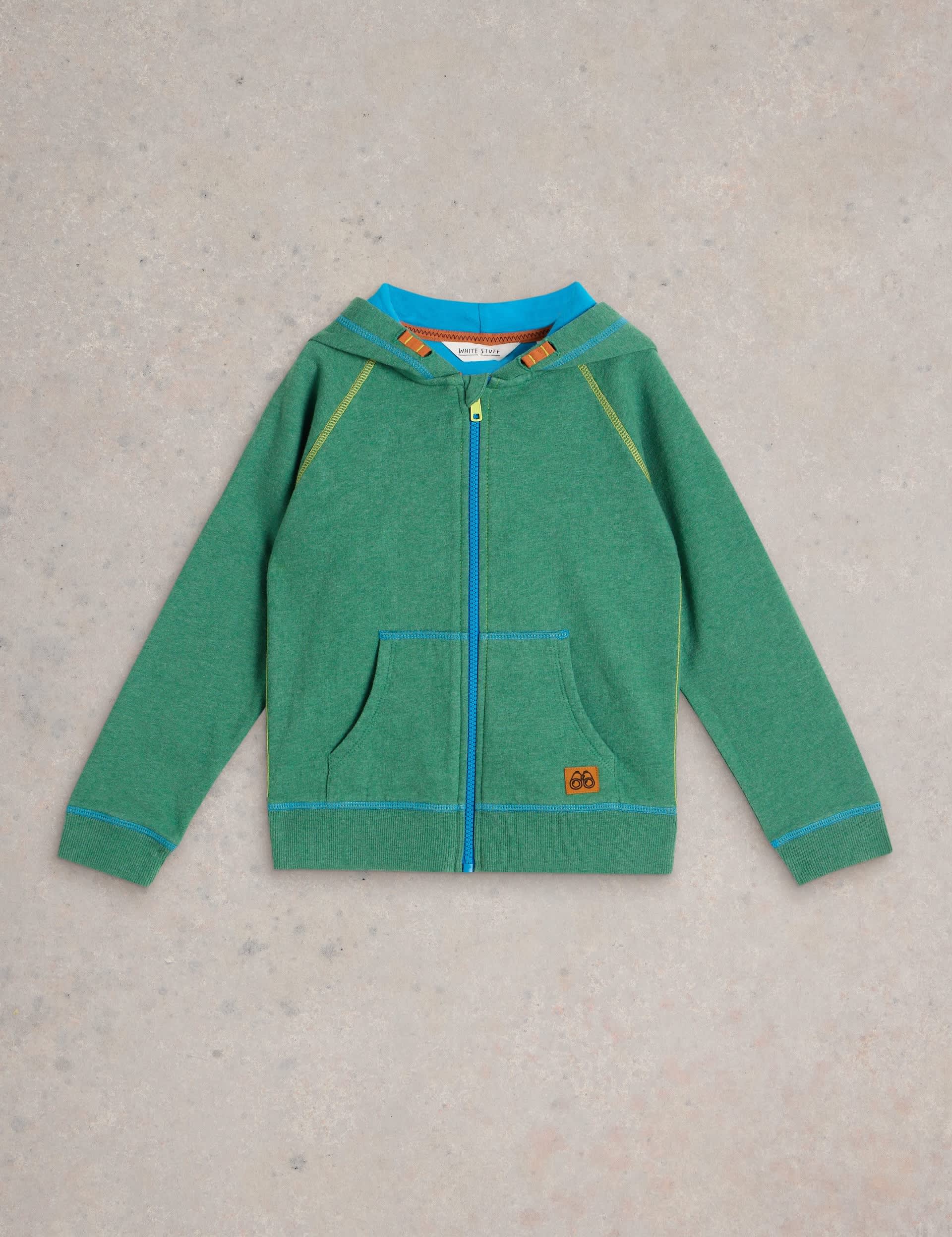 White Stuff Boys Pure Cotton Zip Hoodie (3-10 Yrs)