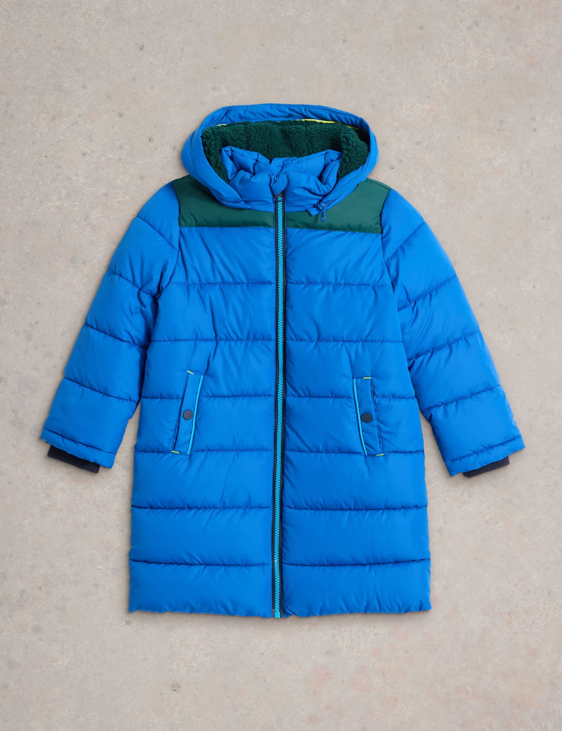 White Stuff Boys Quilted Longline Coat (3-10 Yrs)