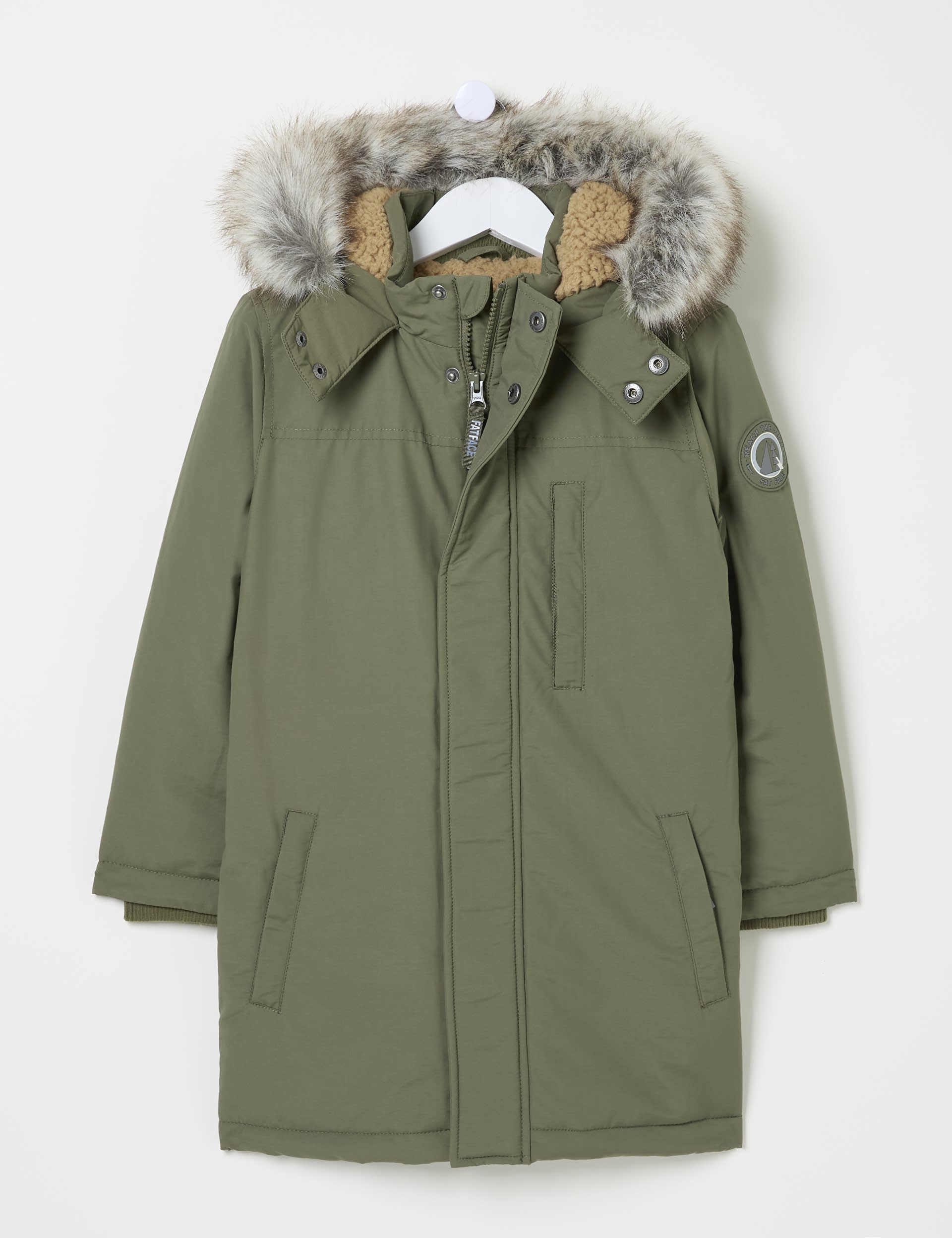 Fatface Boys Cotton Rich Hooded Padded Parka (3-13 Yrs)