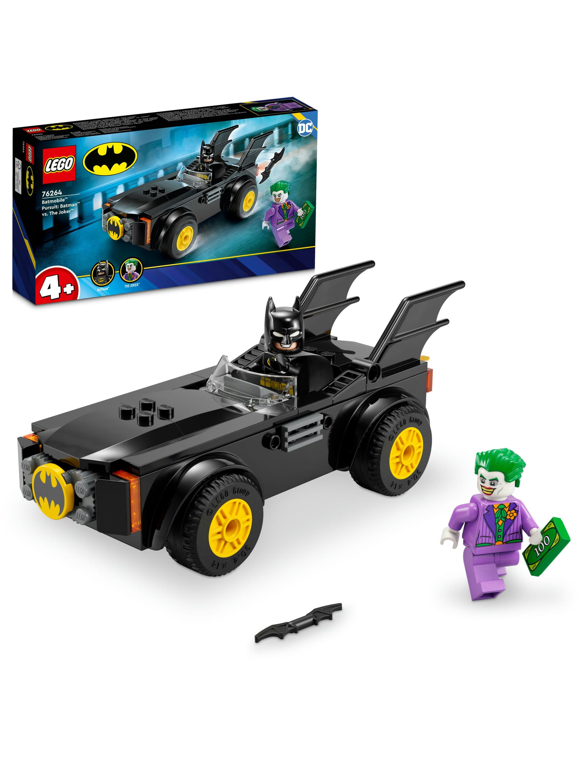 Marvel LEGO DC Batmobile Pursuit: Batman vs. The Joker 76264 (4+ Yrs)