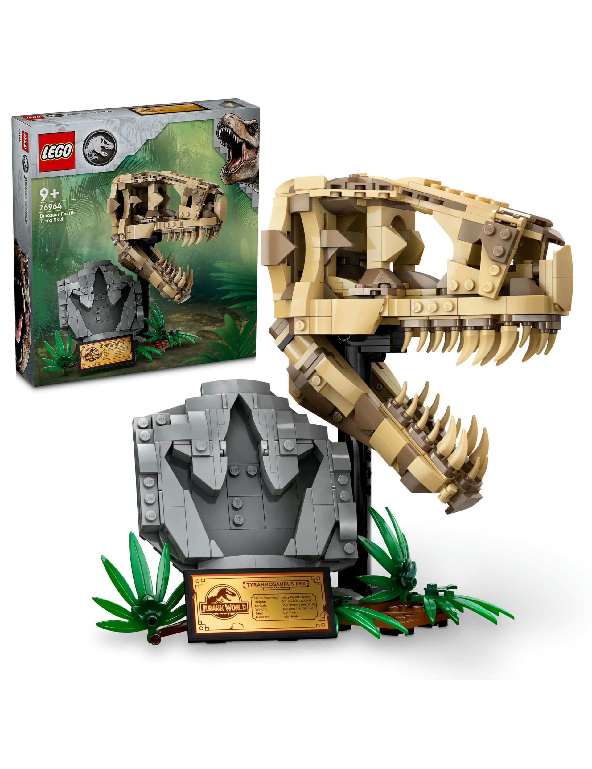 Jurrasic World LEGO Jurassic World Dinosaur Fossils: T. rex Skull 76964 (9+ Yrs)