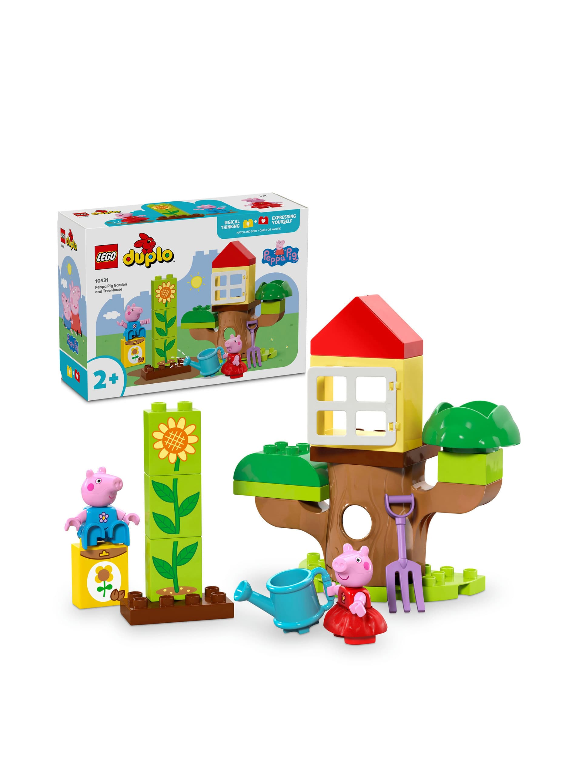 LEGO DUPLO Peppa Pig Garden and Tree House Toy 10431 (2+ Yrs)