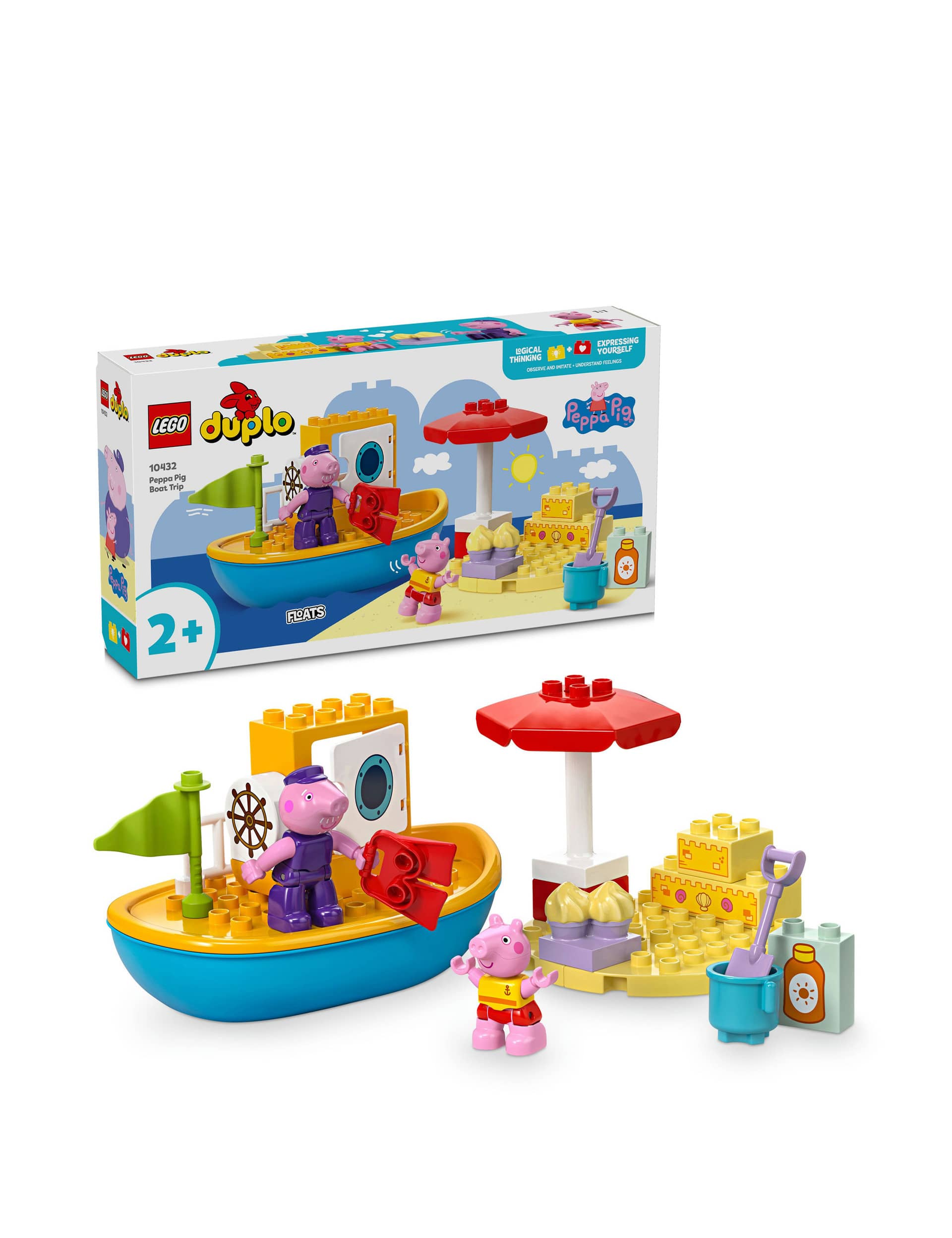 LEGO DUPLO Peppa Pig Boat Trip Playset 10432 (2+ Yrs)