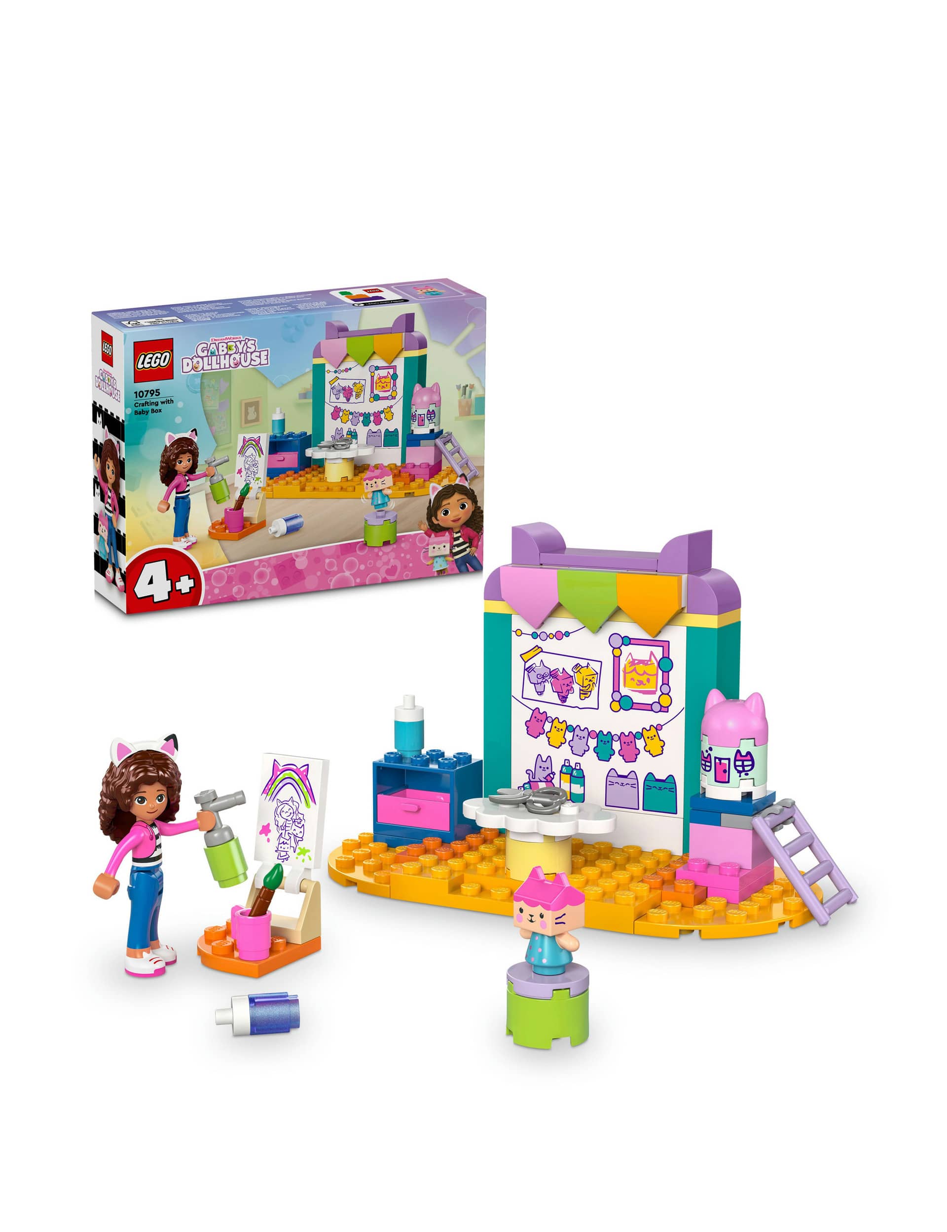 LEGO Gabby's Dollhouse Crafting with Baby Box Toy 10795 (4+ Yrs)