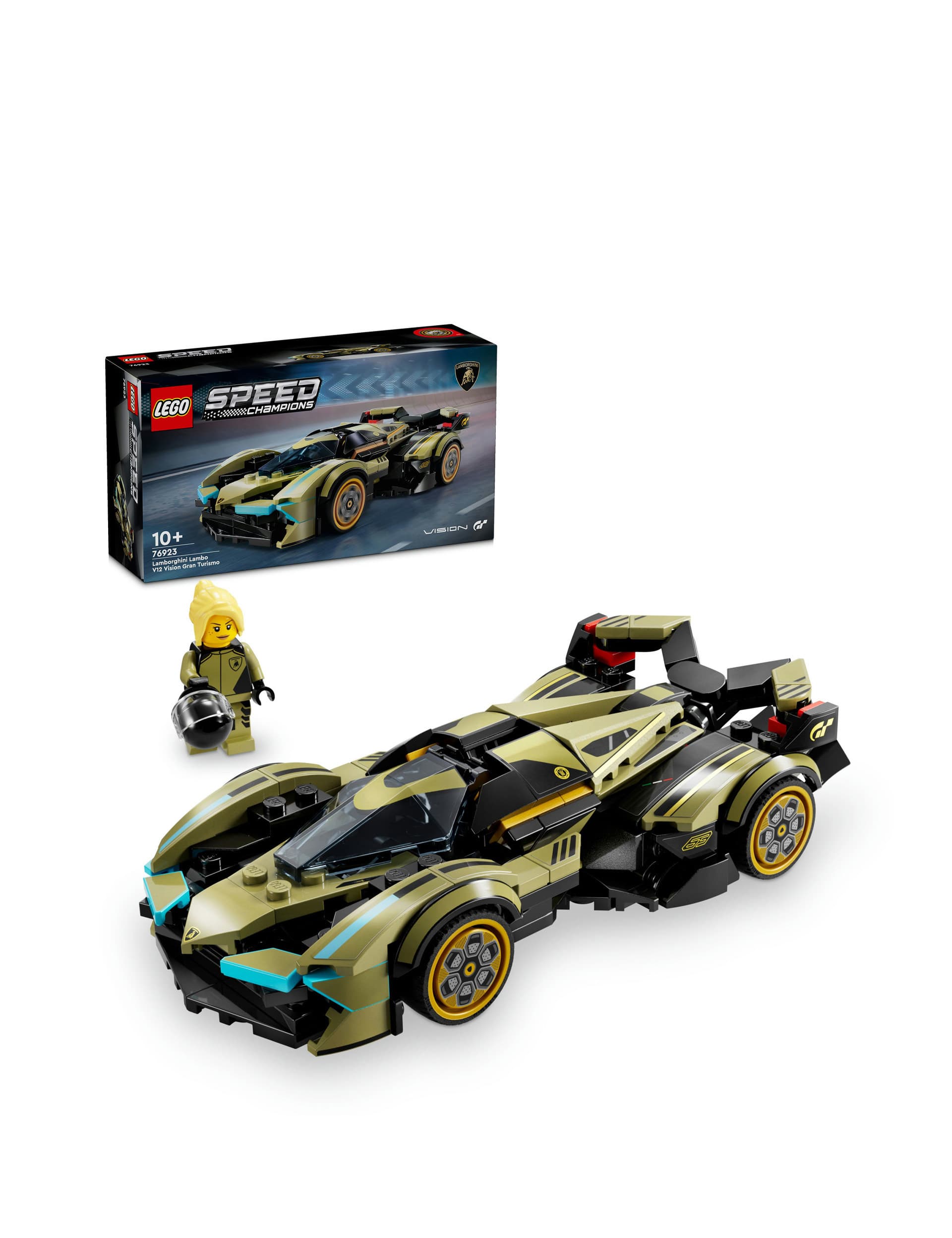 LEGO Speed Champions Lamborghini Lambo V12 Vision GT Super Car 76923 (10+ Yrs)