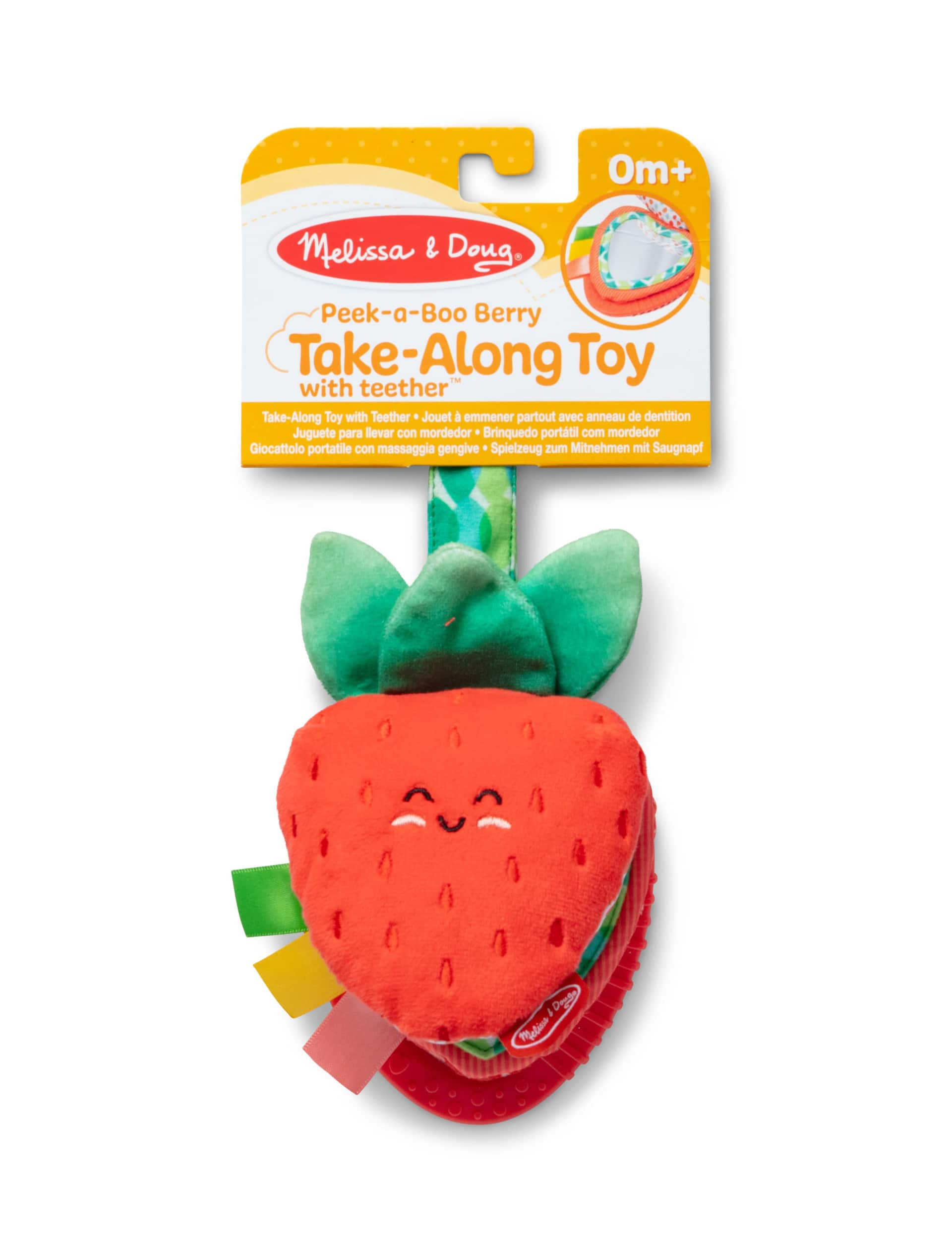 Melissa & Doug Peek-a-Boo Berry Take-Along Toy (0-12 Mths)