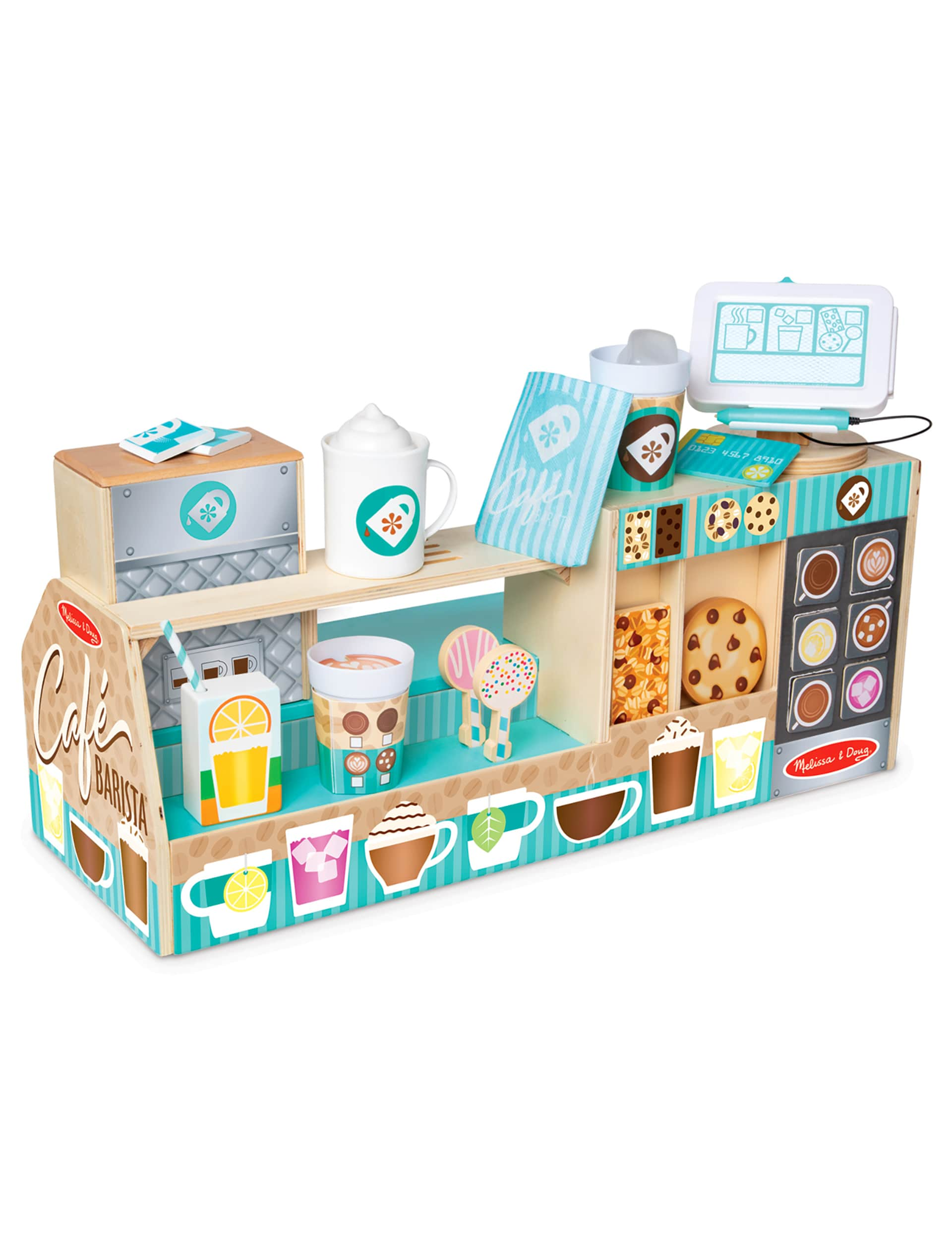 Melissa & Doug Caf Barista Coffee Shop Play Set (3-7 Yrs)