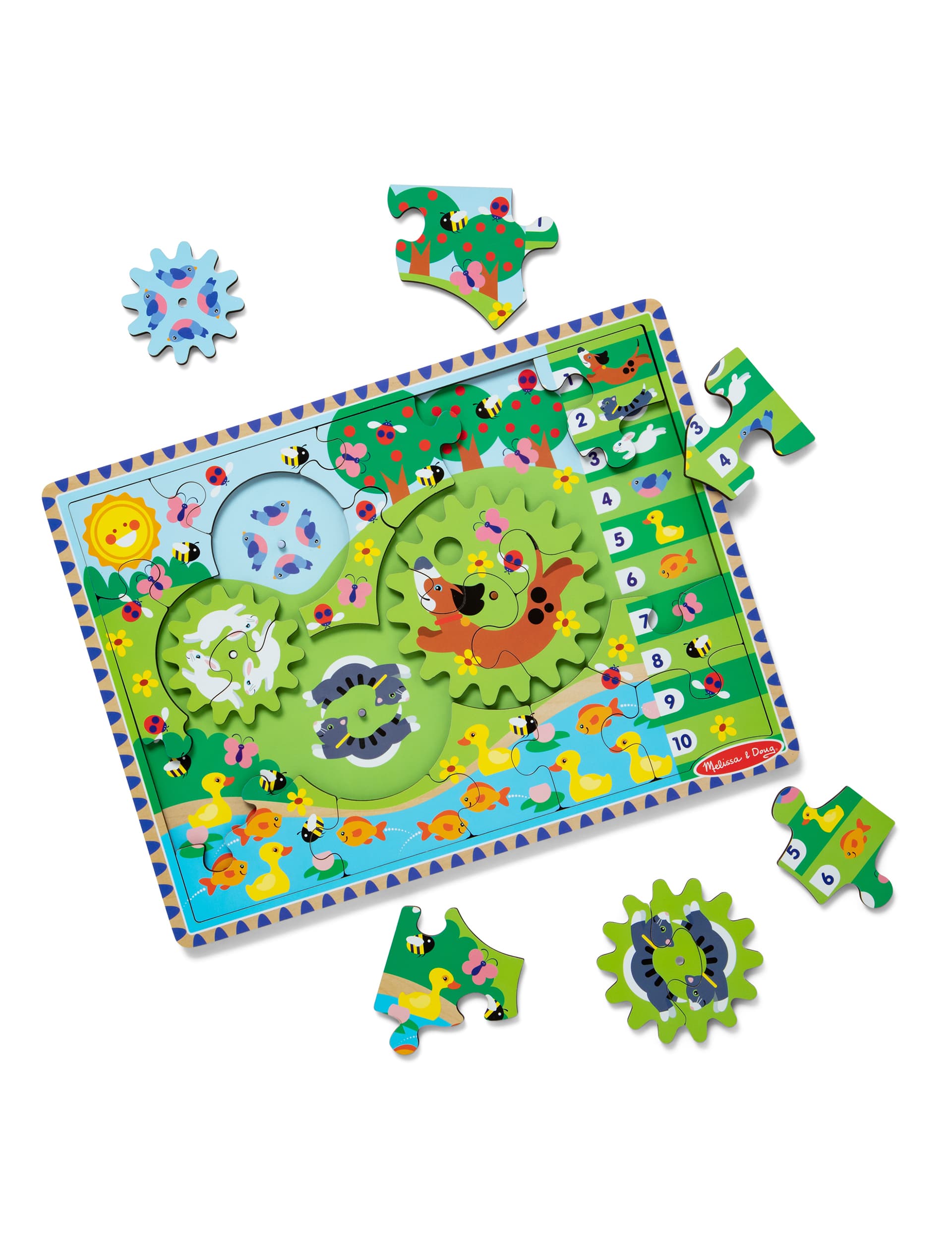 Melissa & Doug I-Spy Wooden Gear Puzzle (3-5 Yrs)