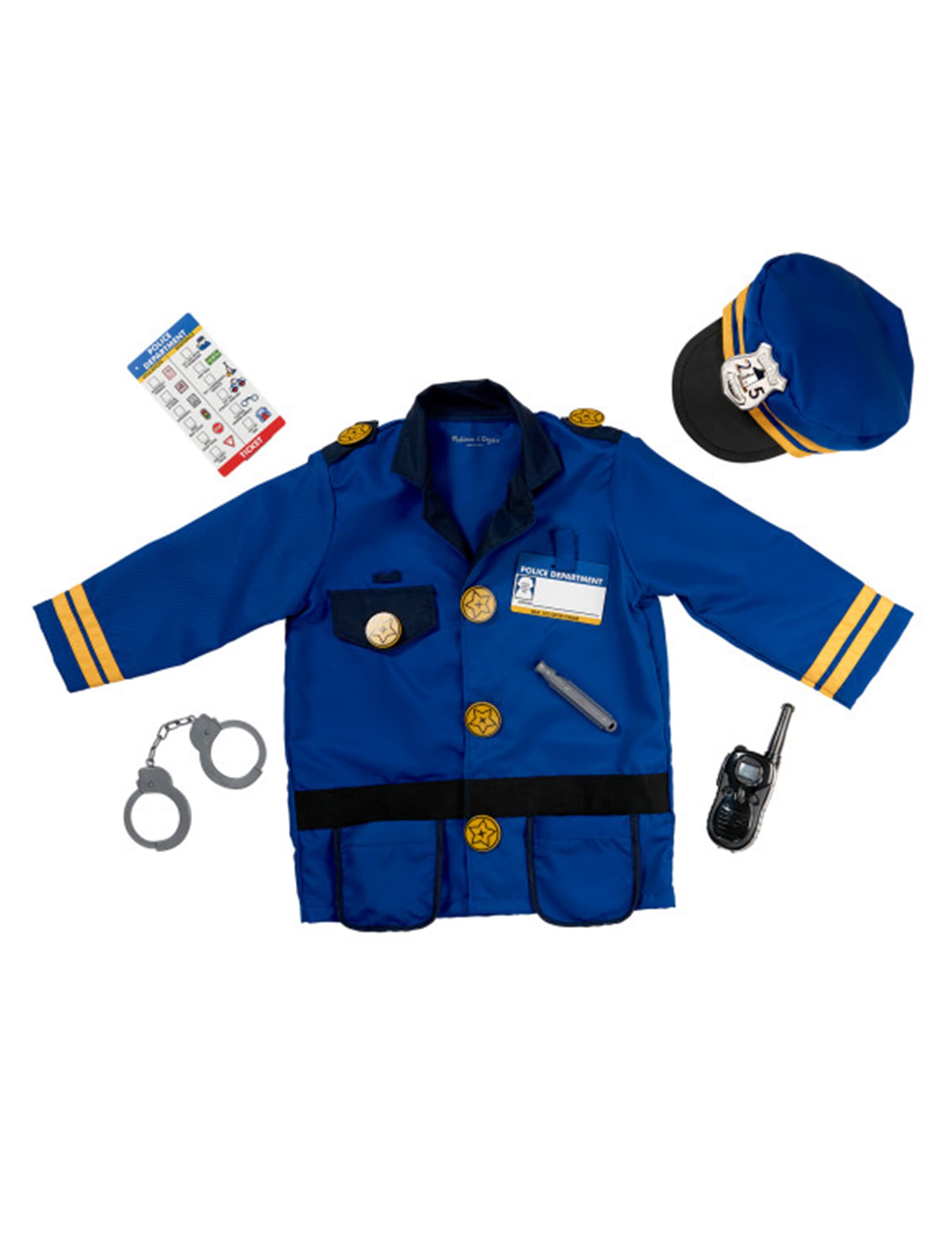 Melissa & Doug Police Officer Role Play Costume Set (3-6 Yrs)