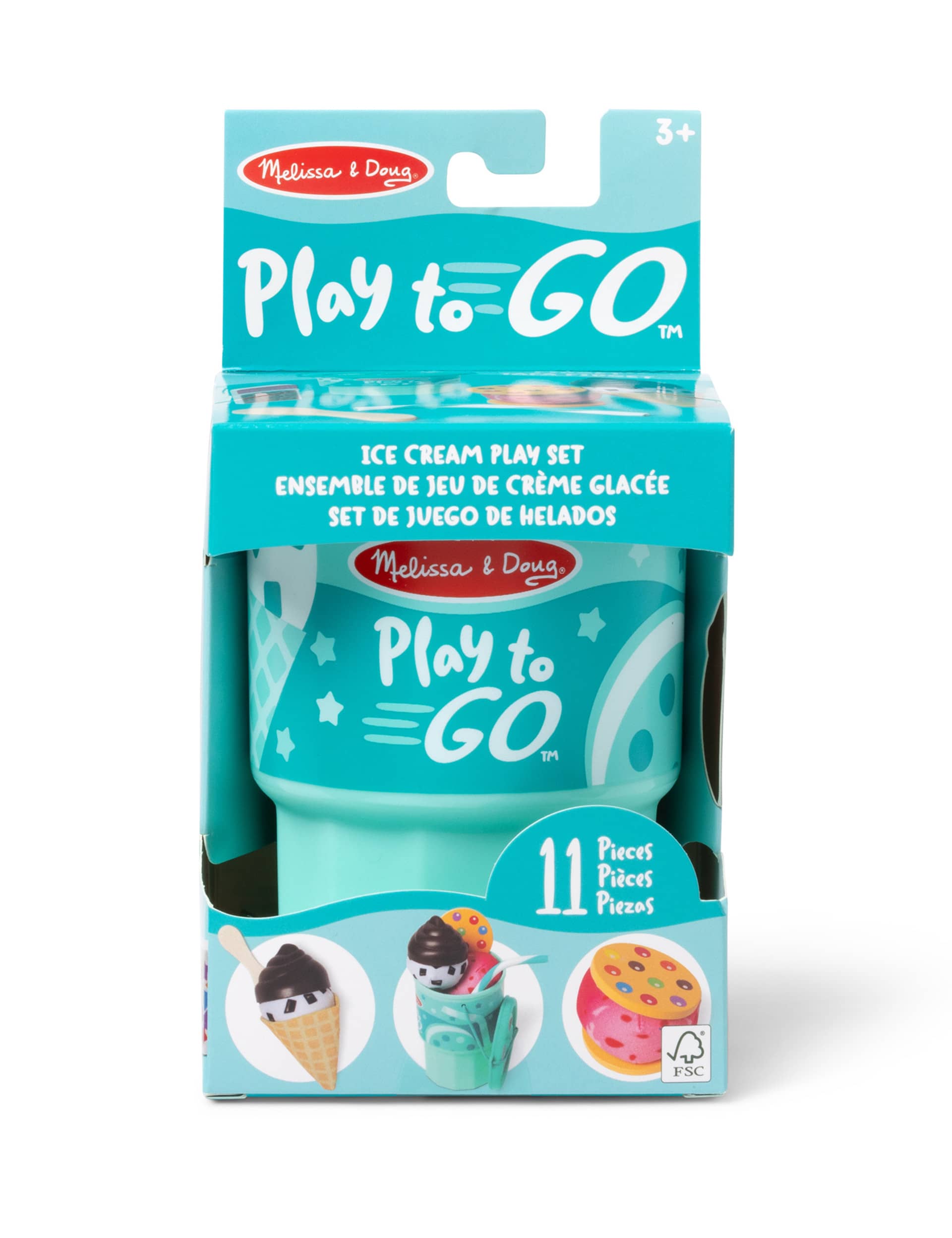 Melissa & Doug Play To Go Ice Cream Play Set (3-6 Yrs)