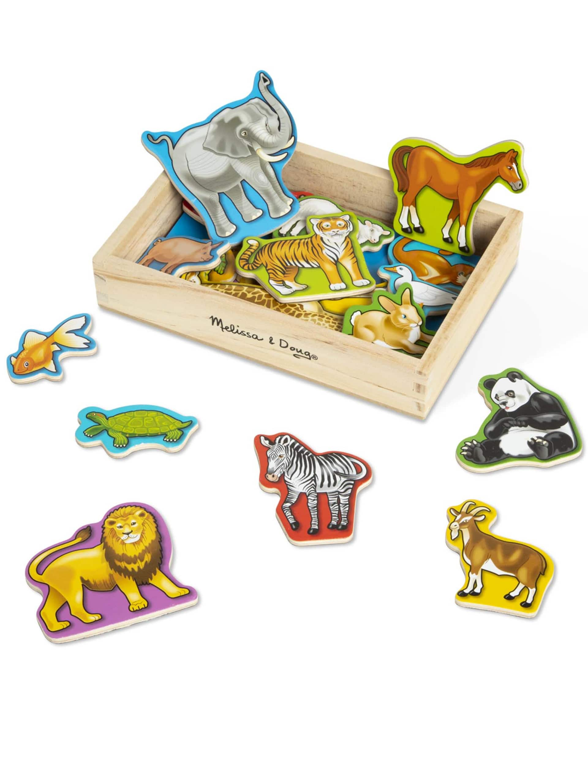 Melissa & Doug Wooden Animal Magnets (2-5 Yrs)