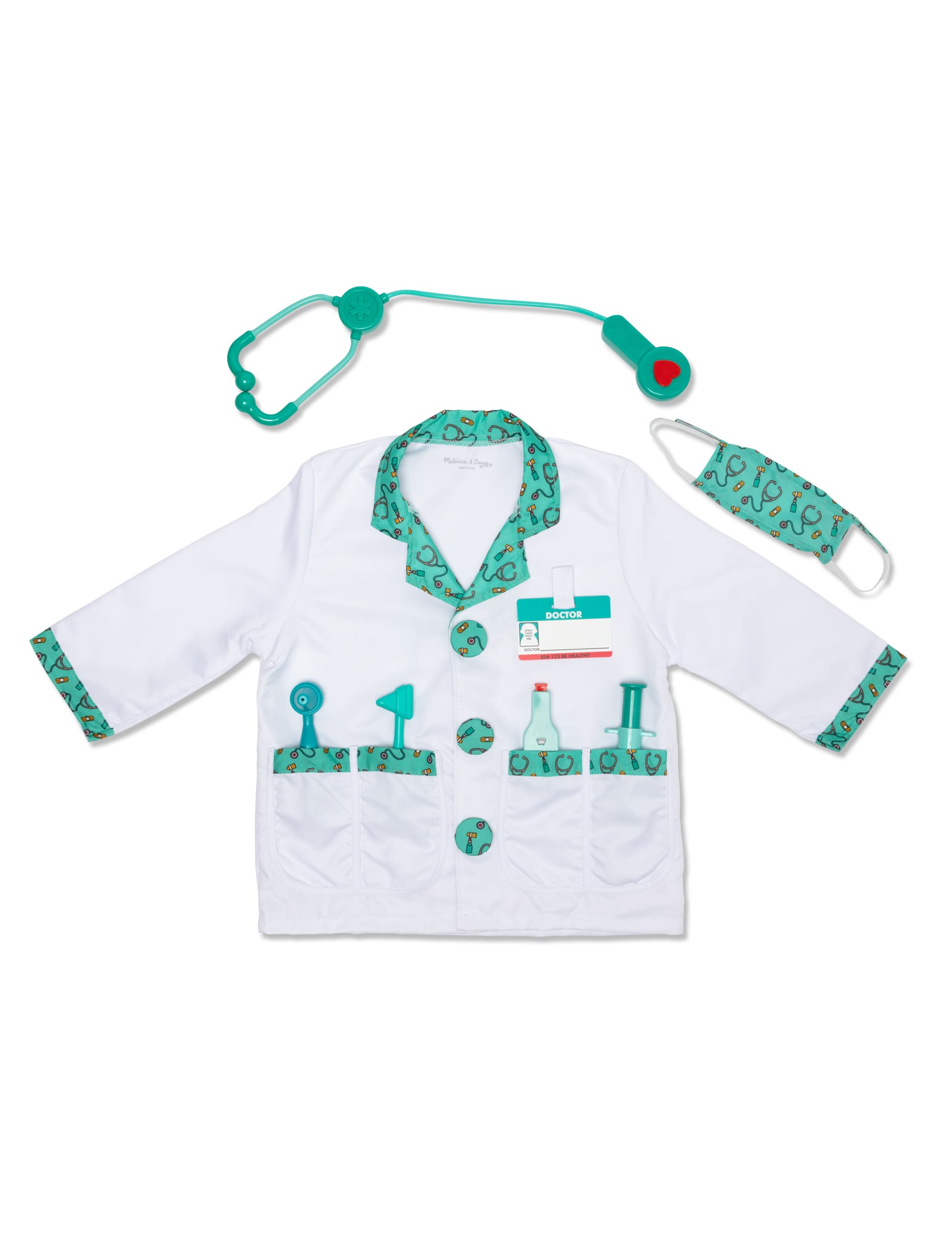 Melissa & Doug Doctor Role Play Costume Set (3-6 Yrs)