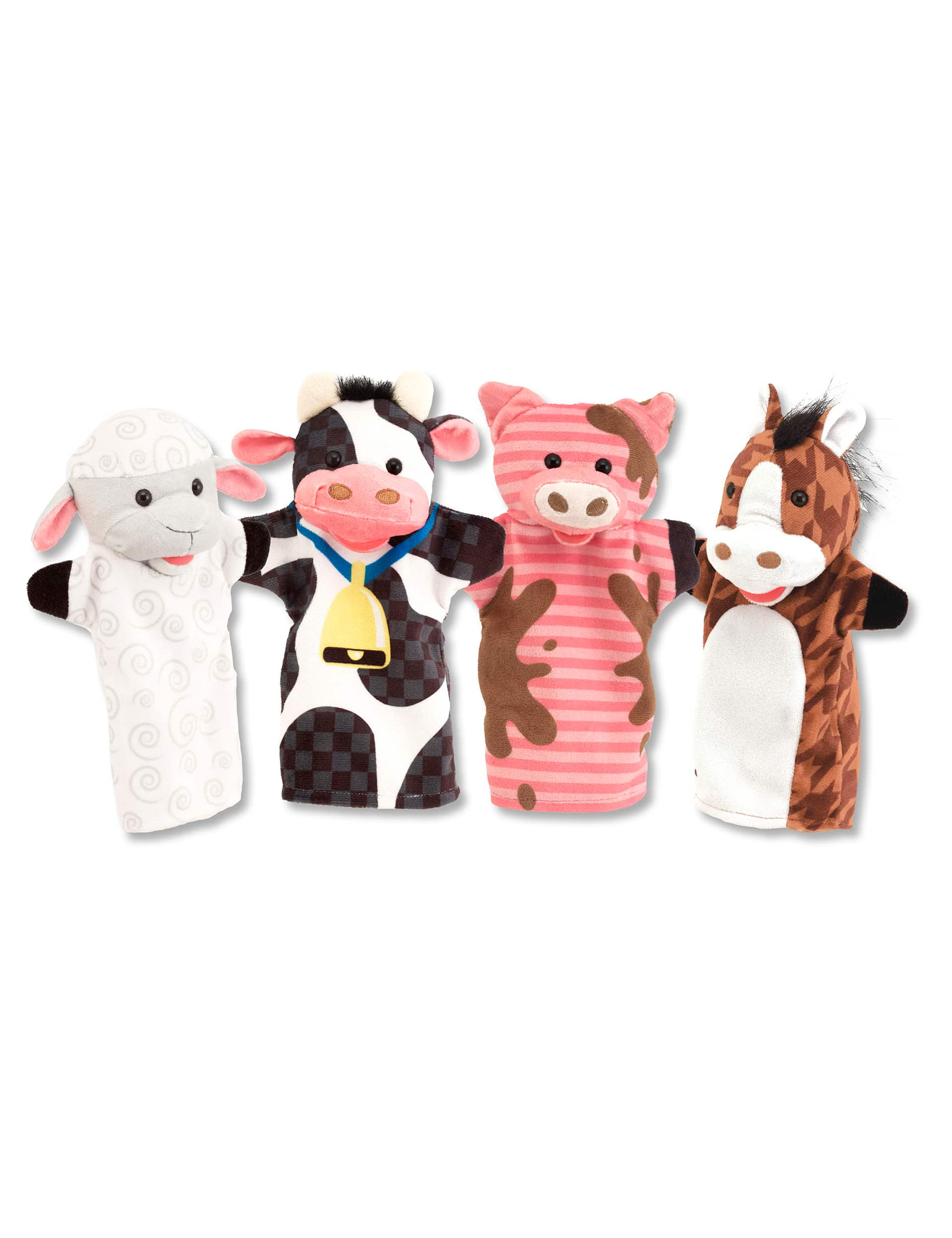 Melissa & Doug Farm Friends Hand Puppets (2-6 Yrs)