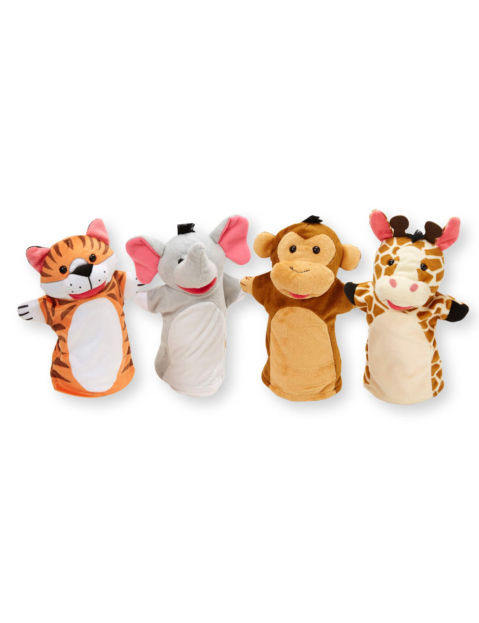 Melissa & Doug Zoo Friends Hand Puppets (2-6 Yrs)