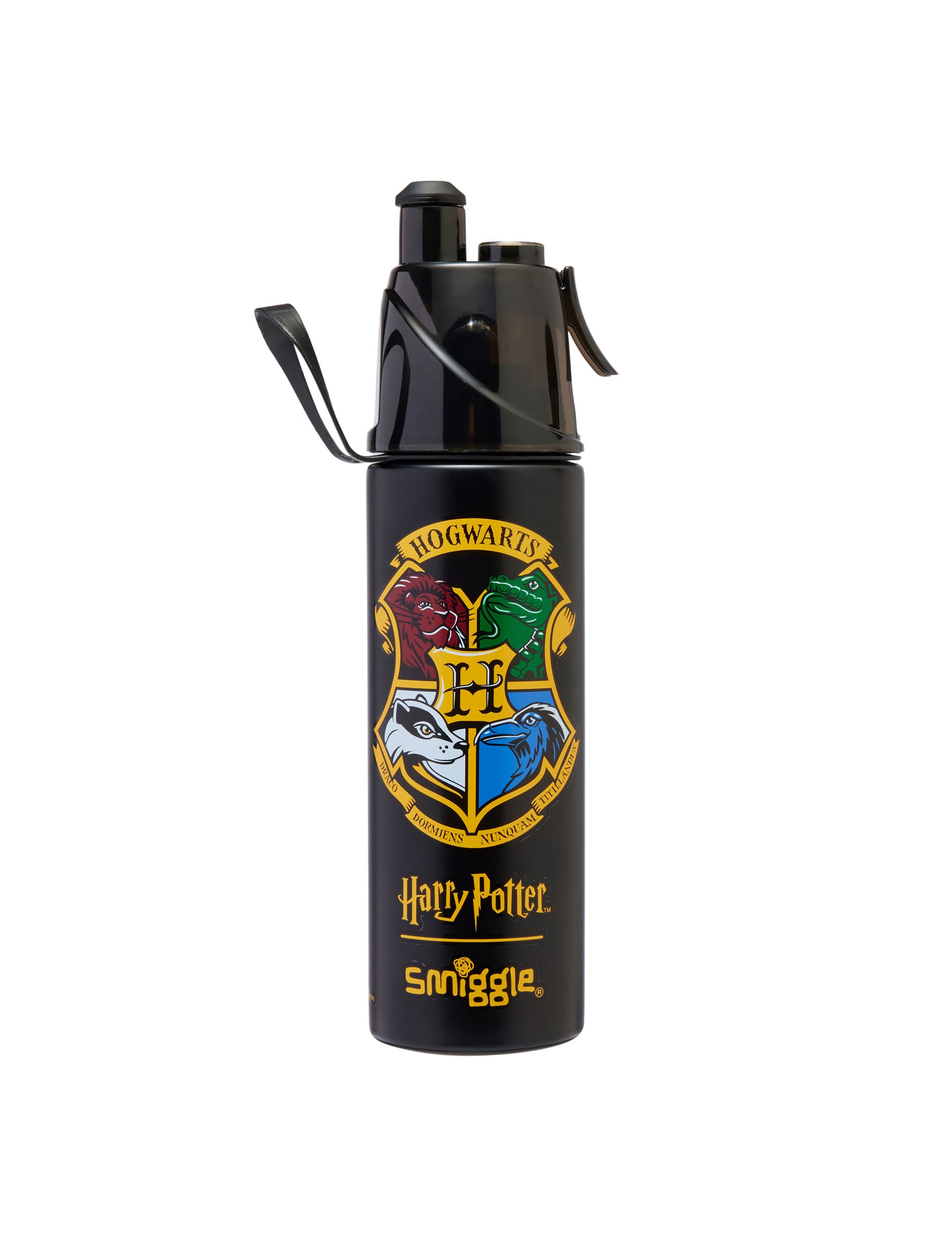 Smiggle Kids Harry Potter Water Bottle (3+ Yrs) - Black Mix, Black Mix