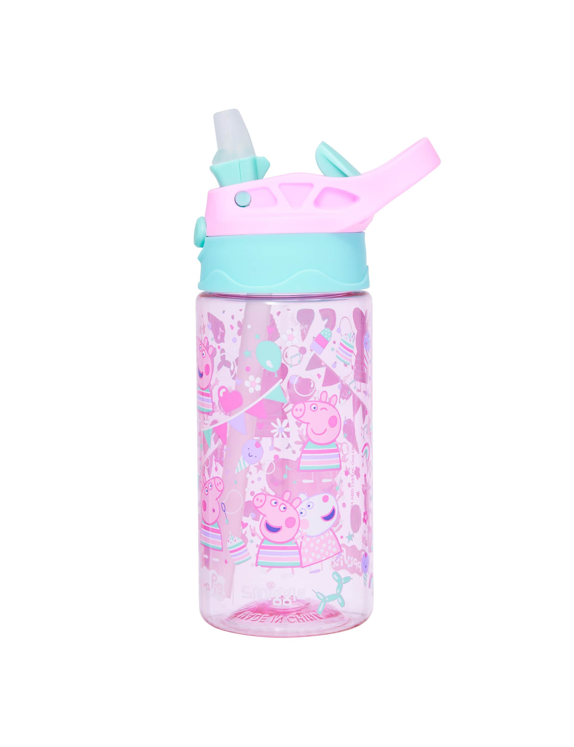 Smiggle Kids Printed Water Bottle (3+ Yrs) - Pink Mix, Pink Mix