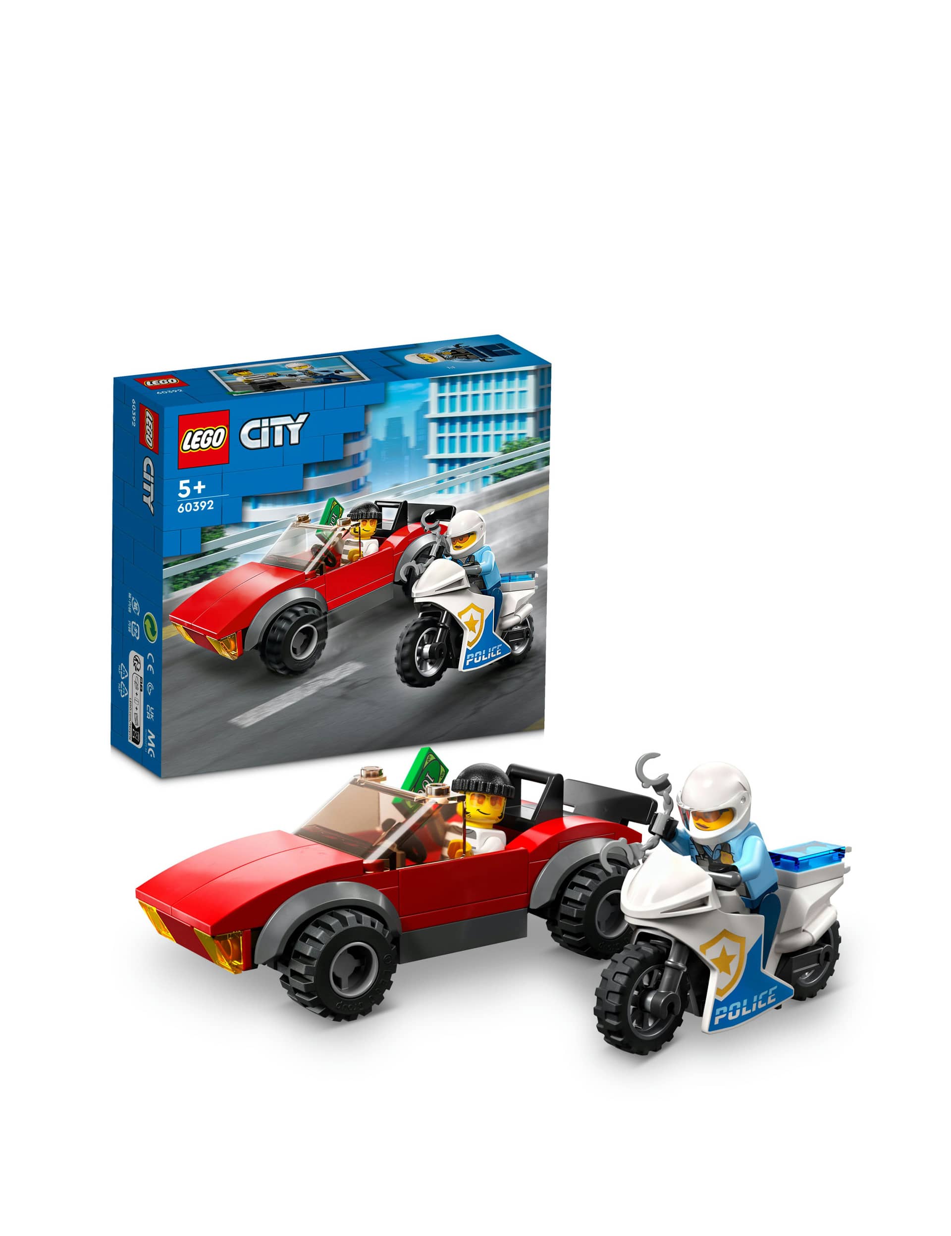 LEGO City Police Bike Car Chase 60392 (5+ Yrs)