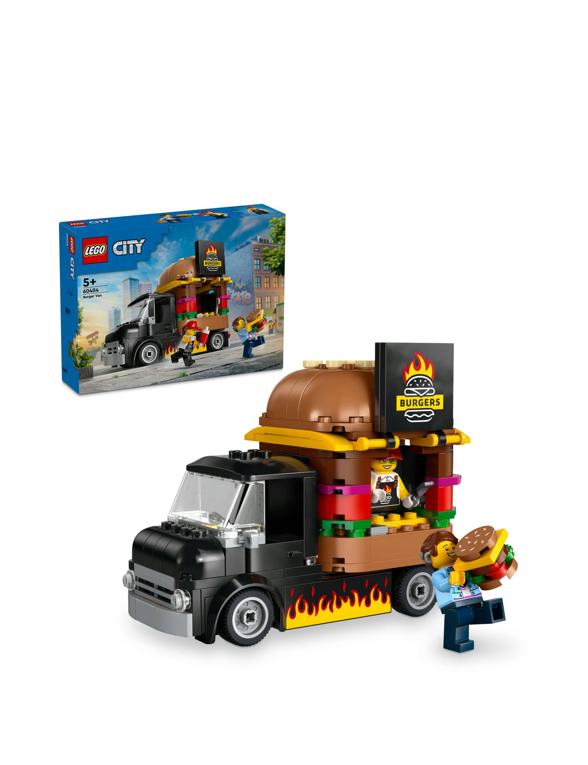 LEGO City Burger Van Toy Building Set 60404 (5+ Yrs)