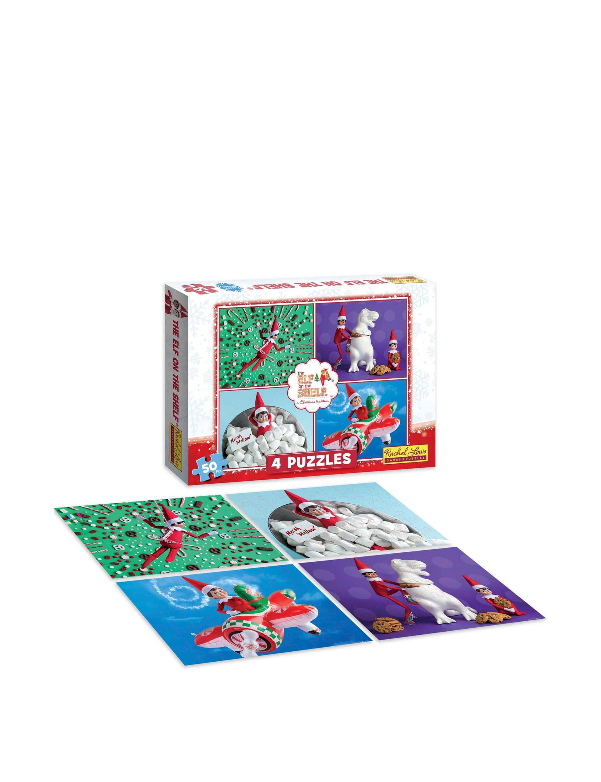 The Elf On The Shelf 4pk Puzzles (3+ Yrs)