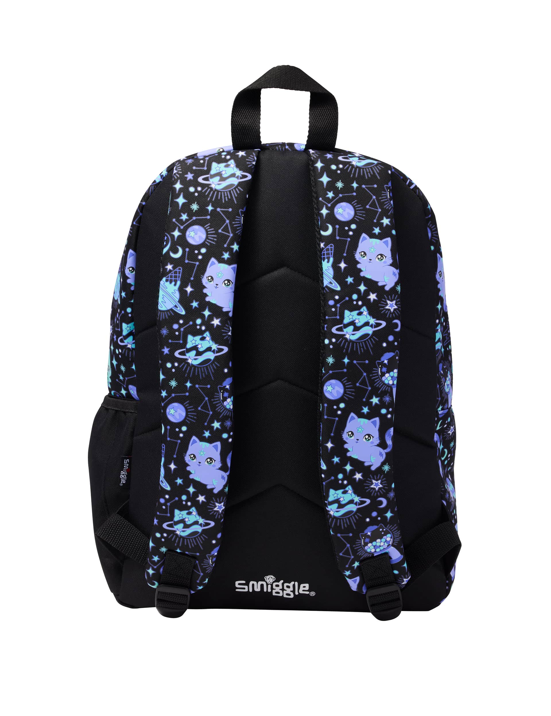 Smiggle Kids Printed Backpack - Black Mix, Black Mix