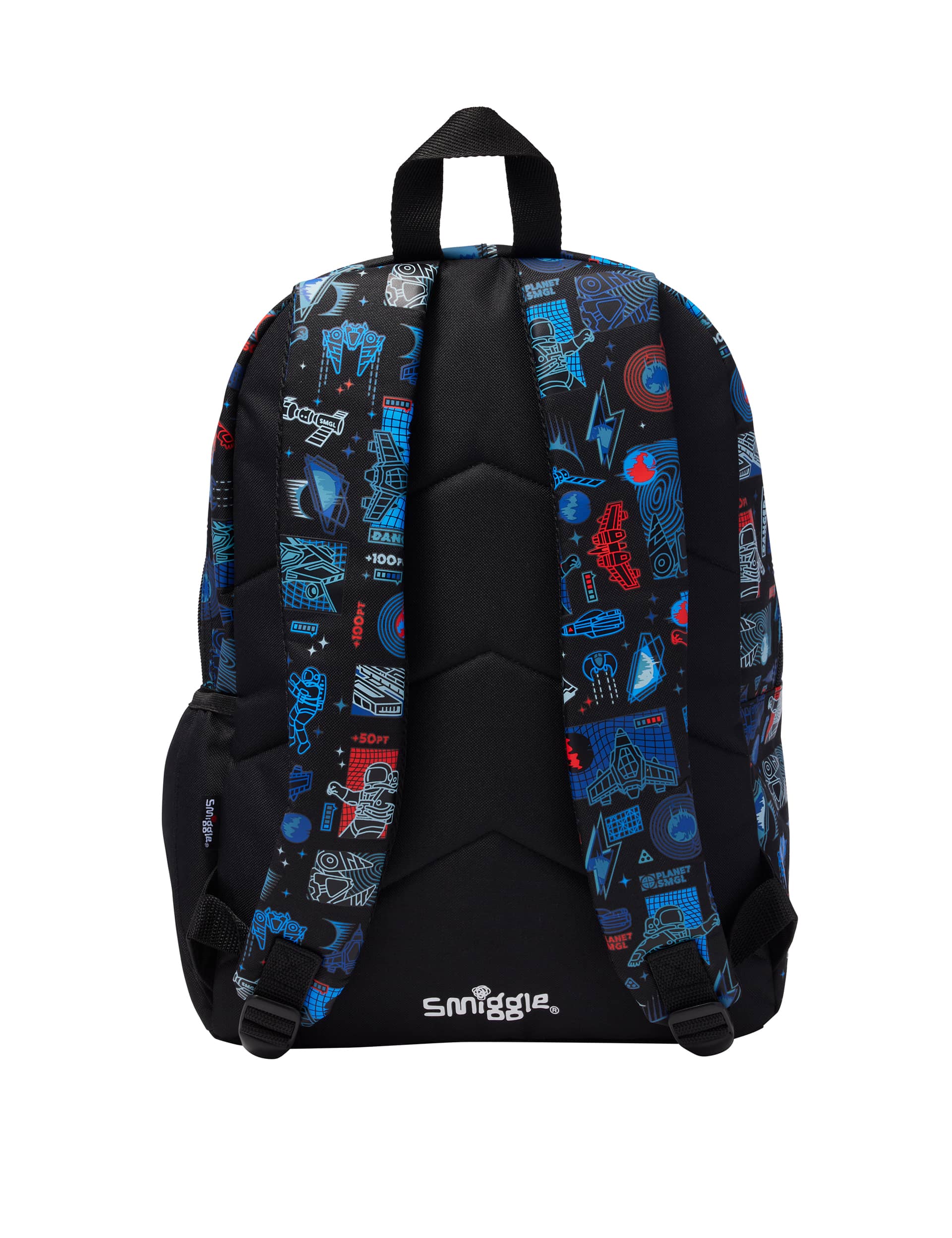 Smiggle Kids Printed Backpack - Black Mix, Black Mix