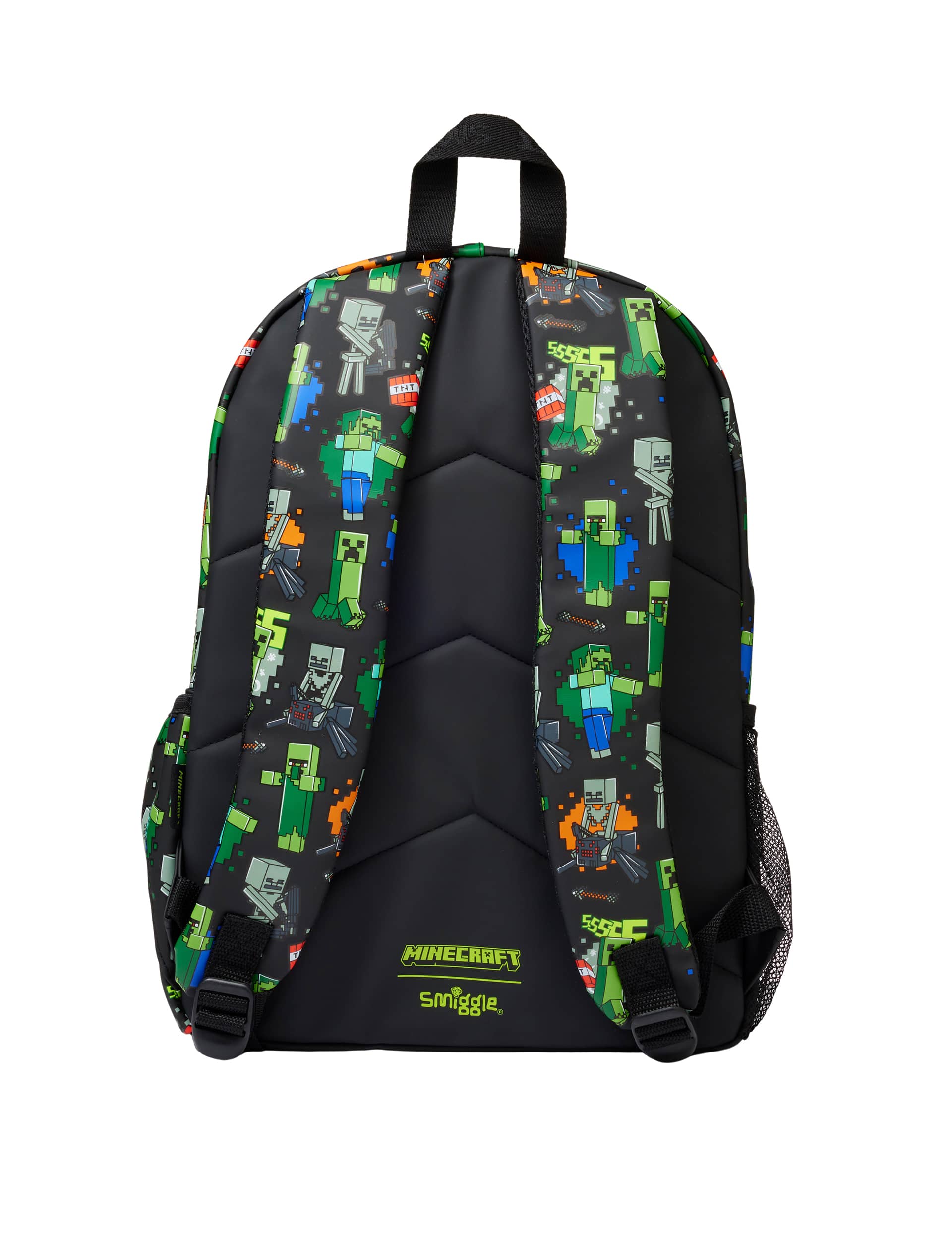 Smiggle Kids Minecraft Printed Backpack - Black, Black