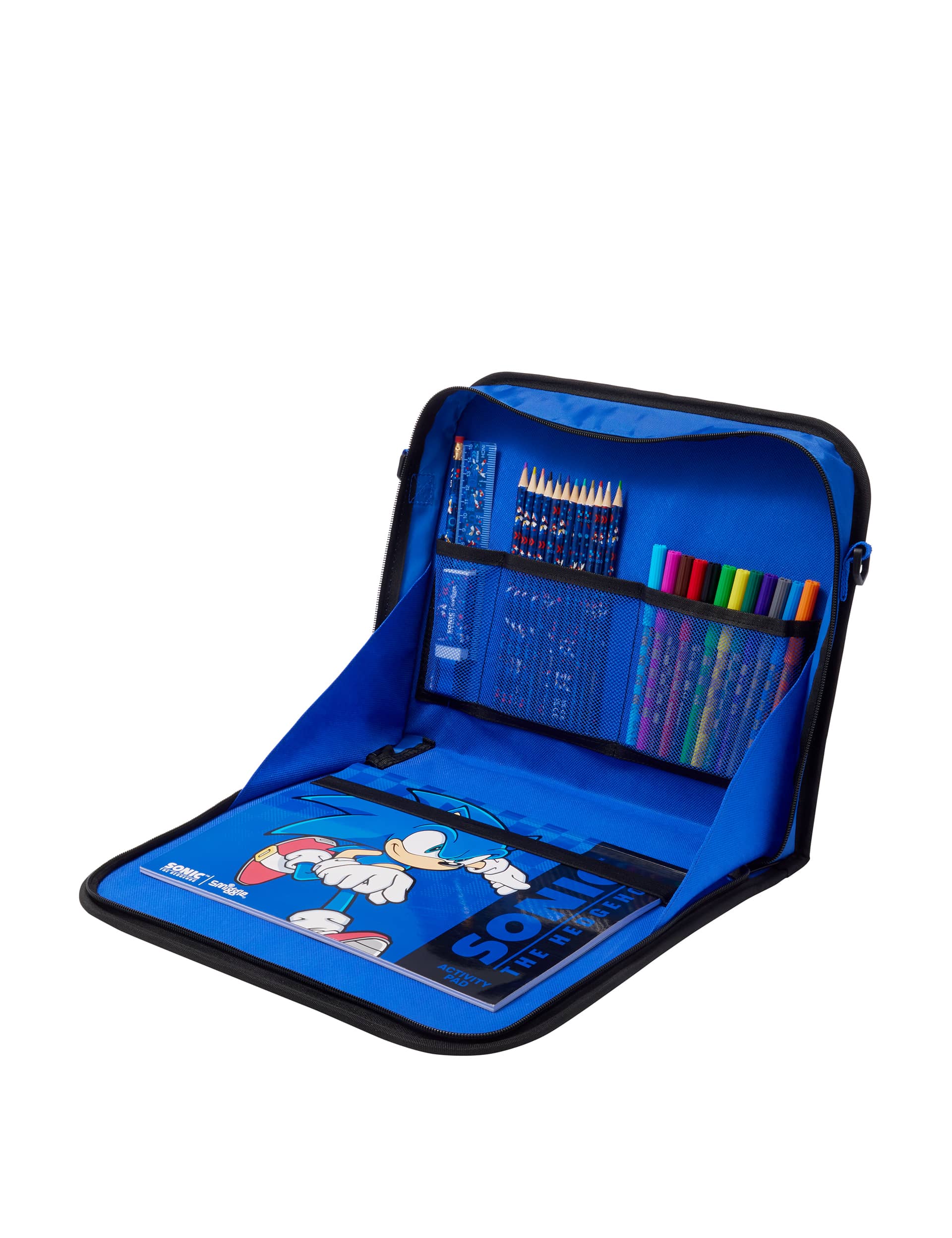 Smiggle Kids Colouring Creativity Set (3+ Yrs) - Dark Blue, Dark Blue