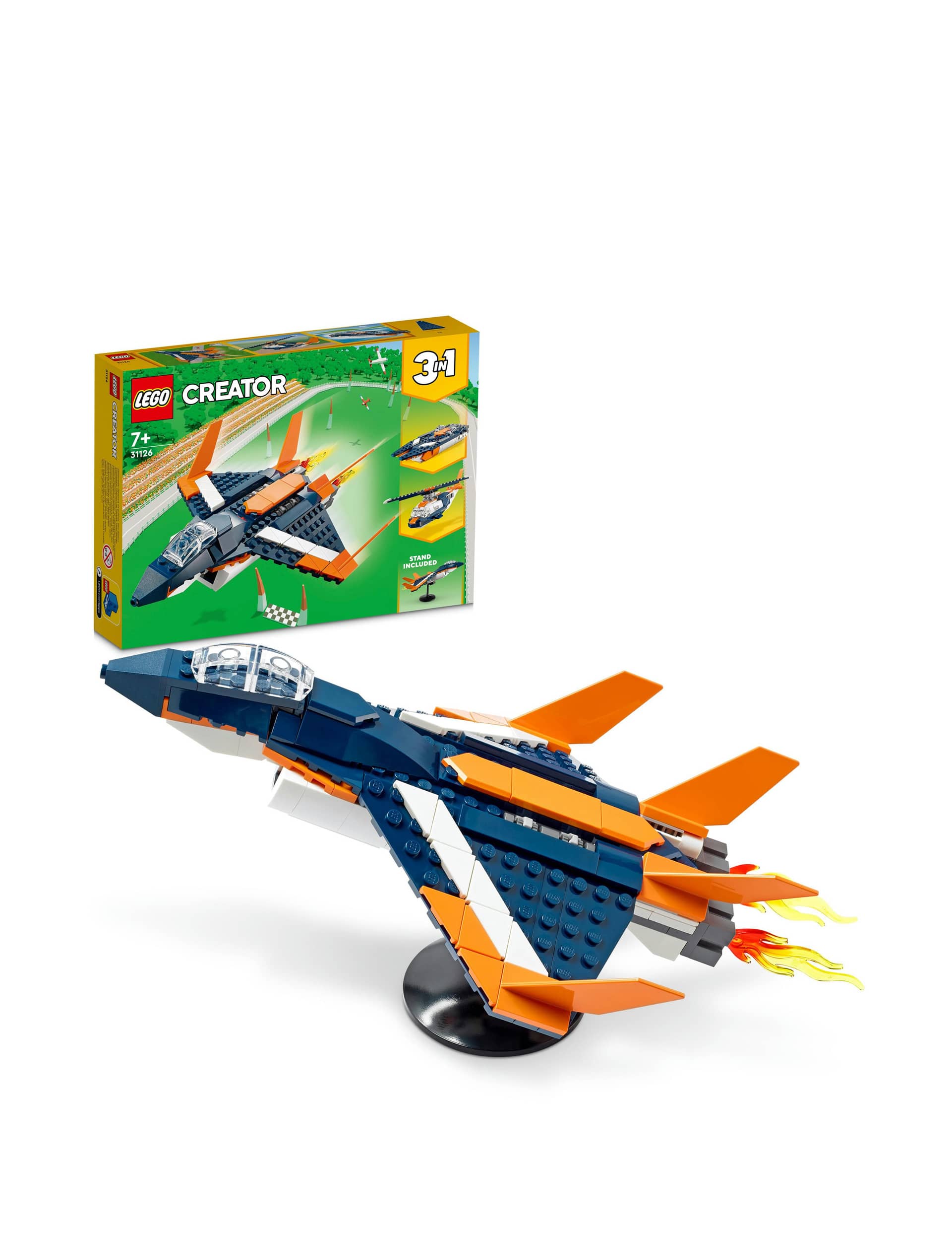 LEGO Creator 3in1 Supersonic Jet 31126 (7+ Yrs)