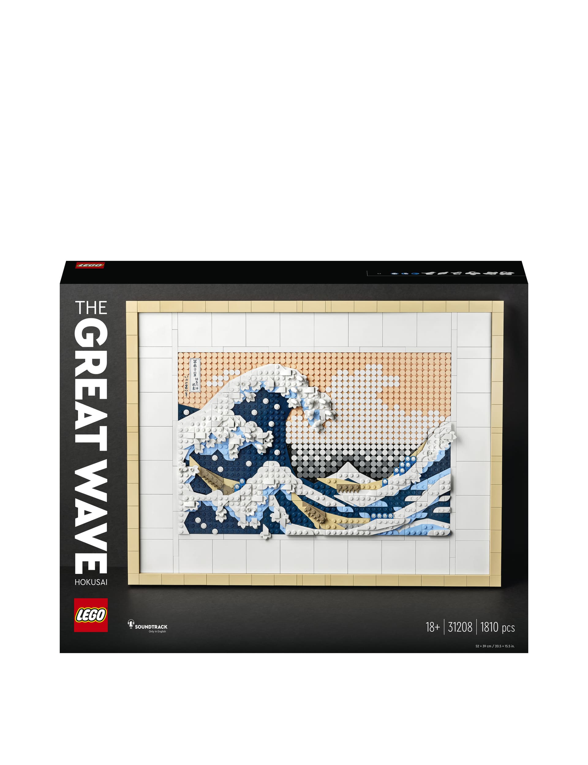 LEGO ART Hokusai - The Great Wave Craft Set 31208 (18+ Yrs)