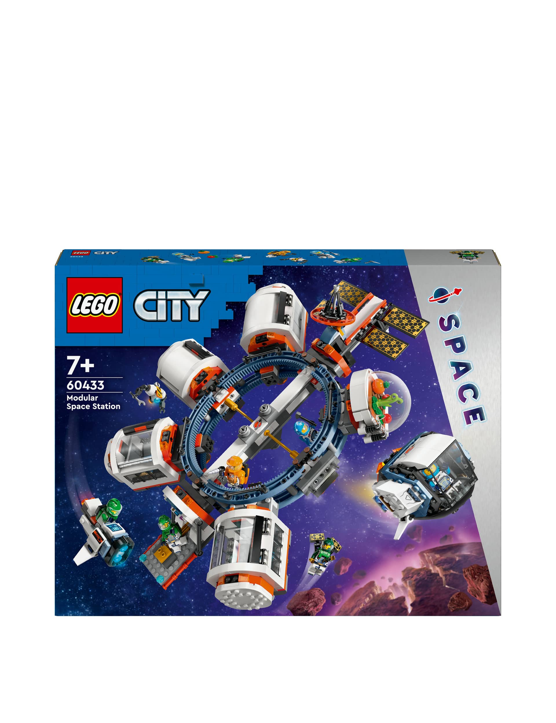 LEGO City Modular Space Station Building Toy 60433 (7+ Yrs)