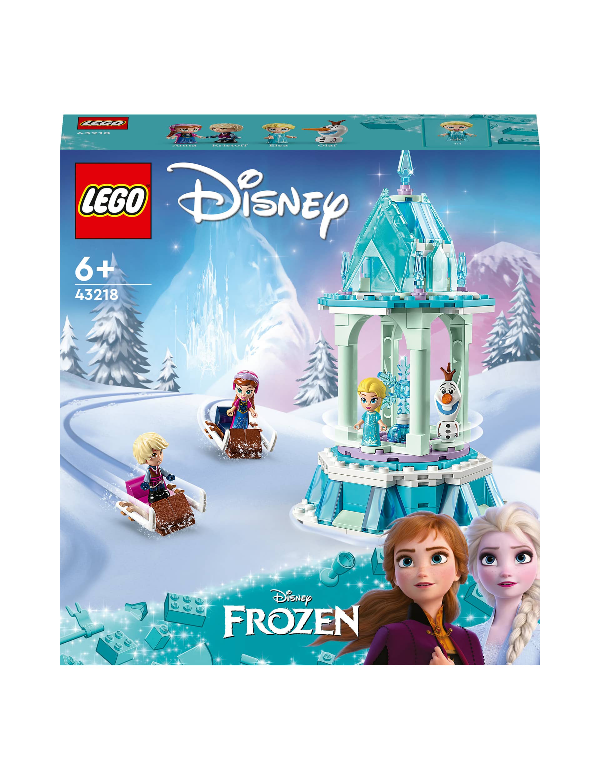 LEGO Disney Frozen Anna & Elsa Merry-Go-Round 43218 (6+ Yrs)