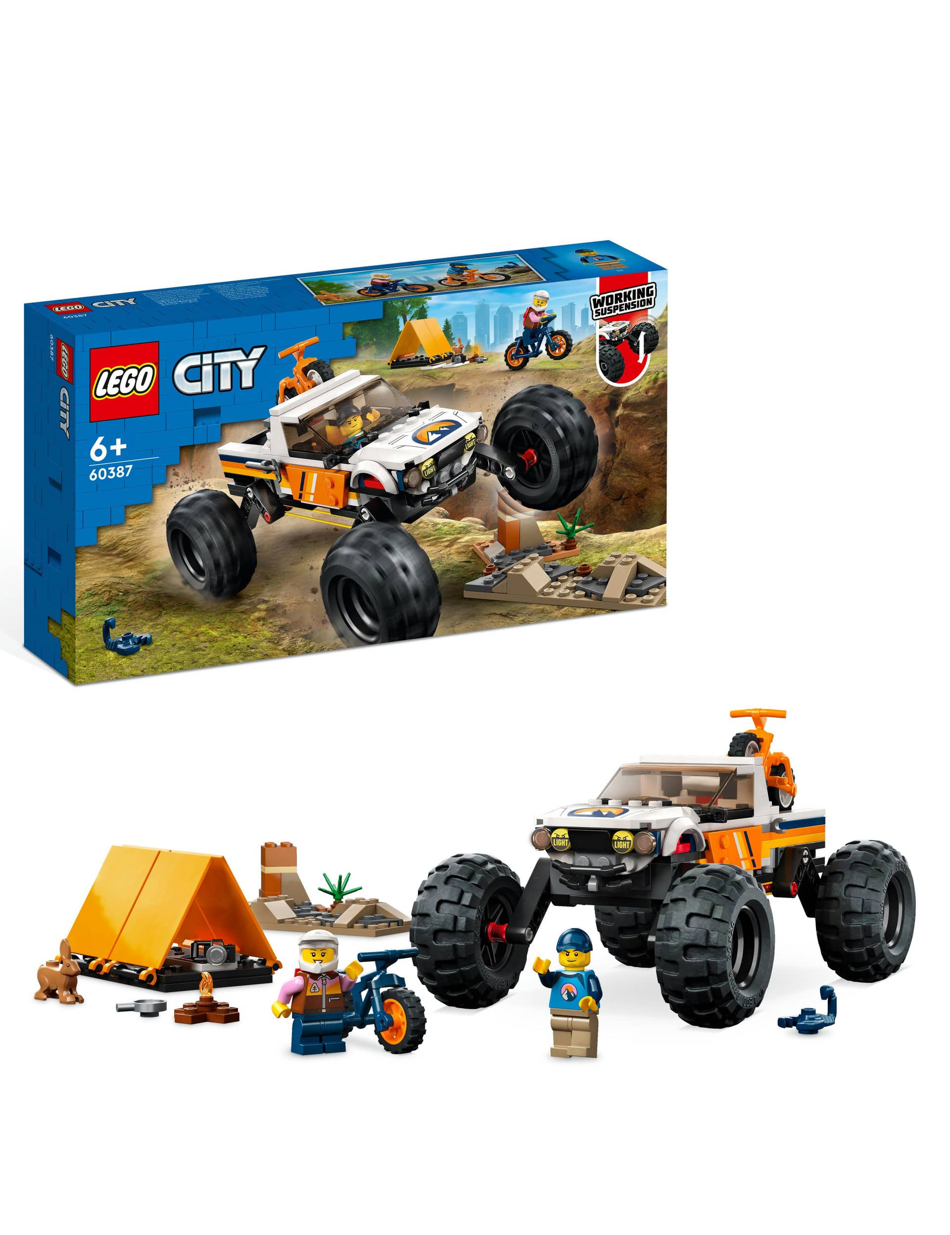 LEGO City 4x4 Off-Roader Adventures Car Set 60387 (6+ Yrs)