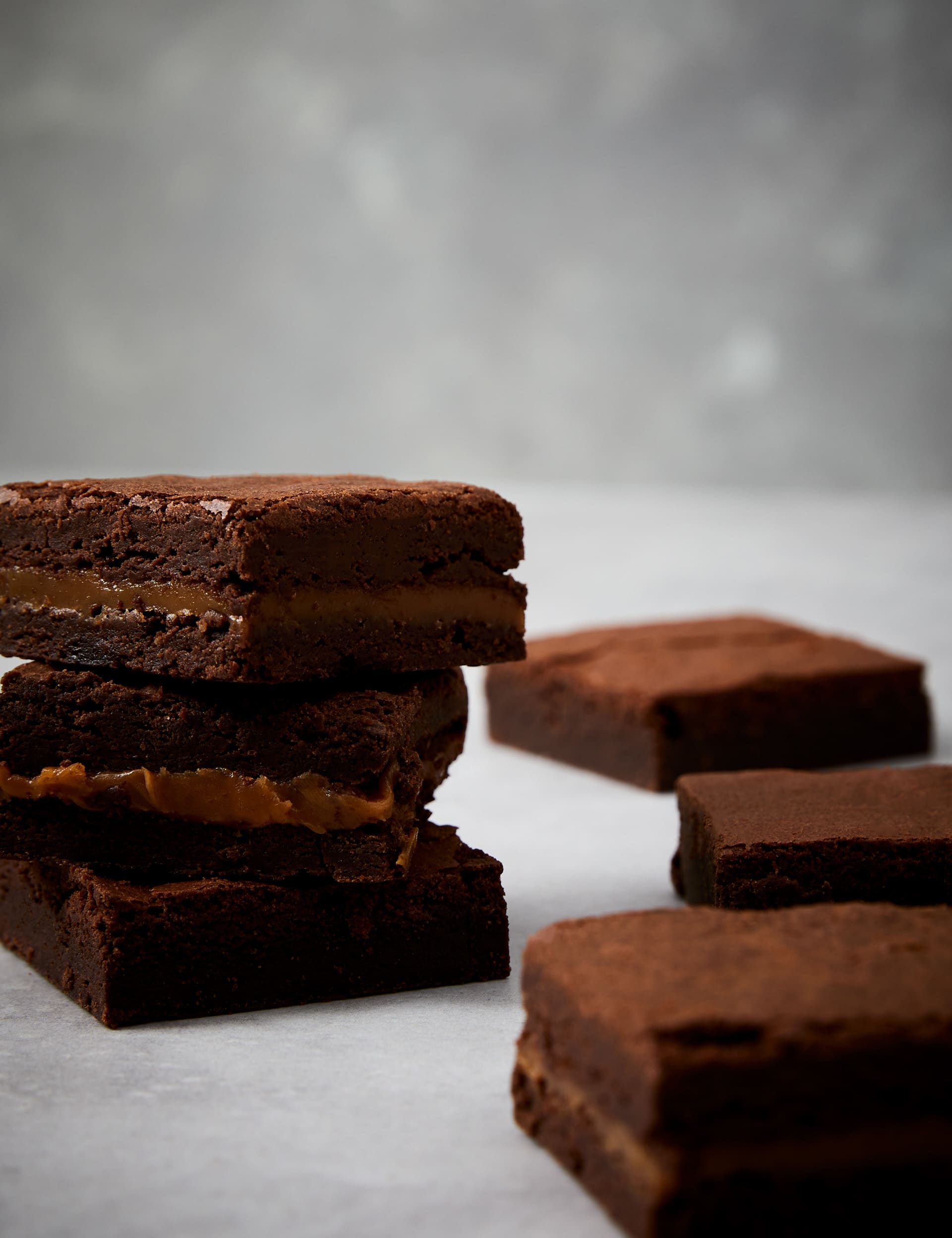 M&S 3 Indulgent Chocolate & 3 Salted Caramel Brownies Letterbox Gift