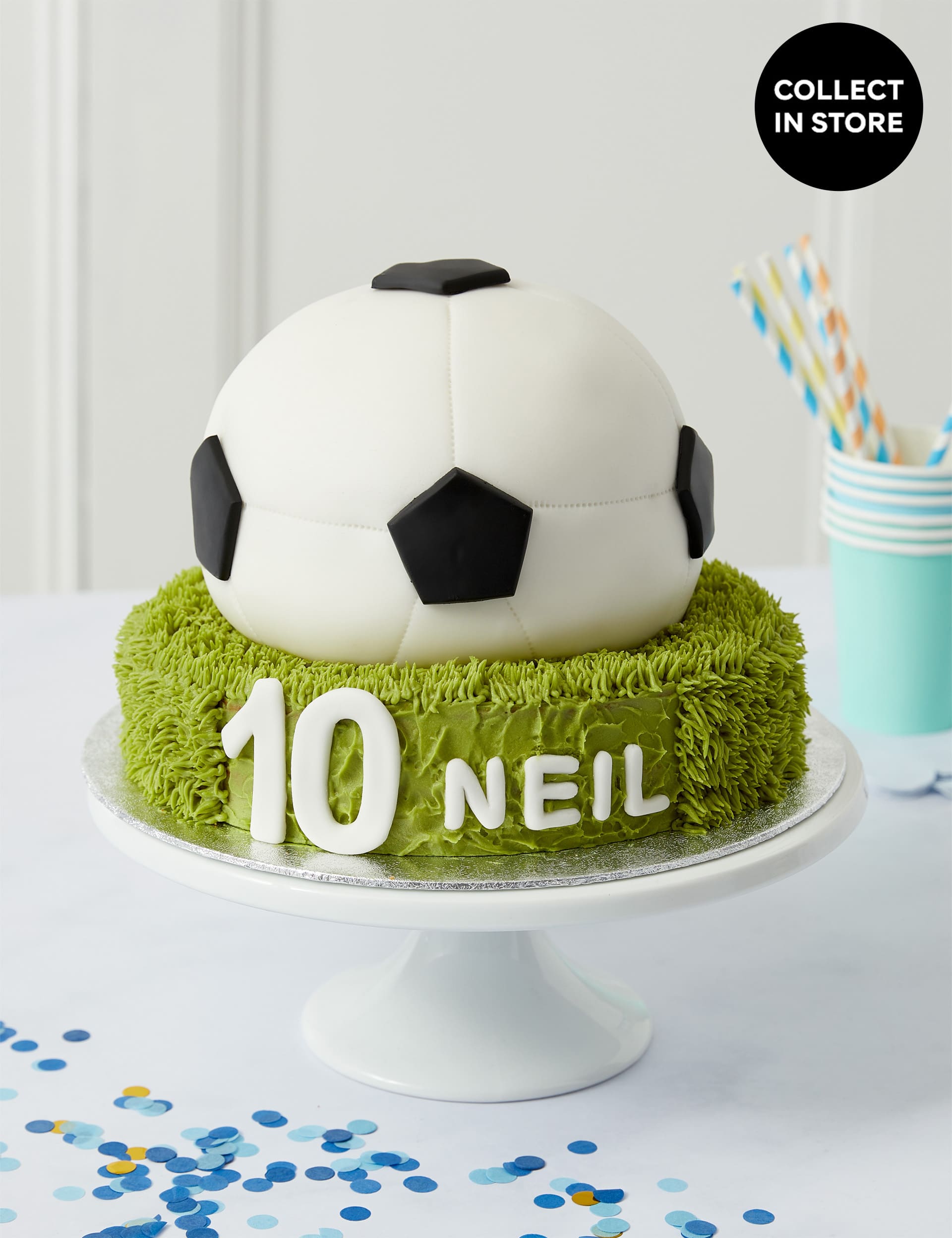 PersonalisedFootballCake(Serves36)